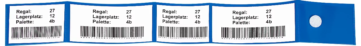 Kennzeichnungstaschen für Palettenfüße, 10 Stück