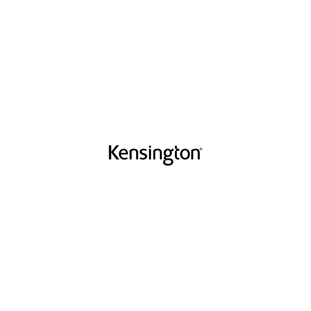 Schwarzer Schriftzug Kensington auf weißem Hintergrund.