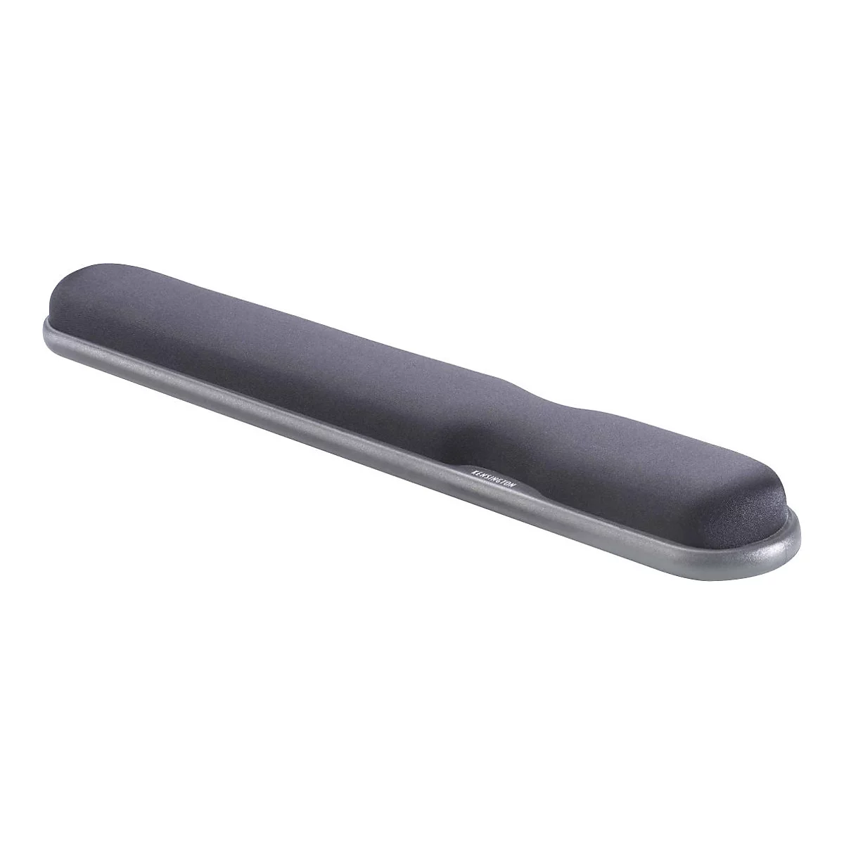 Graue Handgelenkauflage für Tastatur, Marke Kensington.