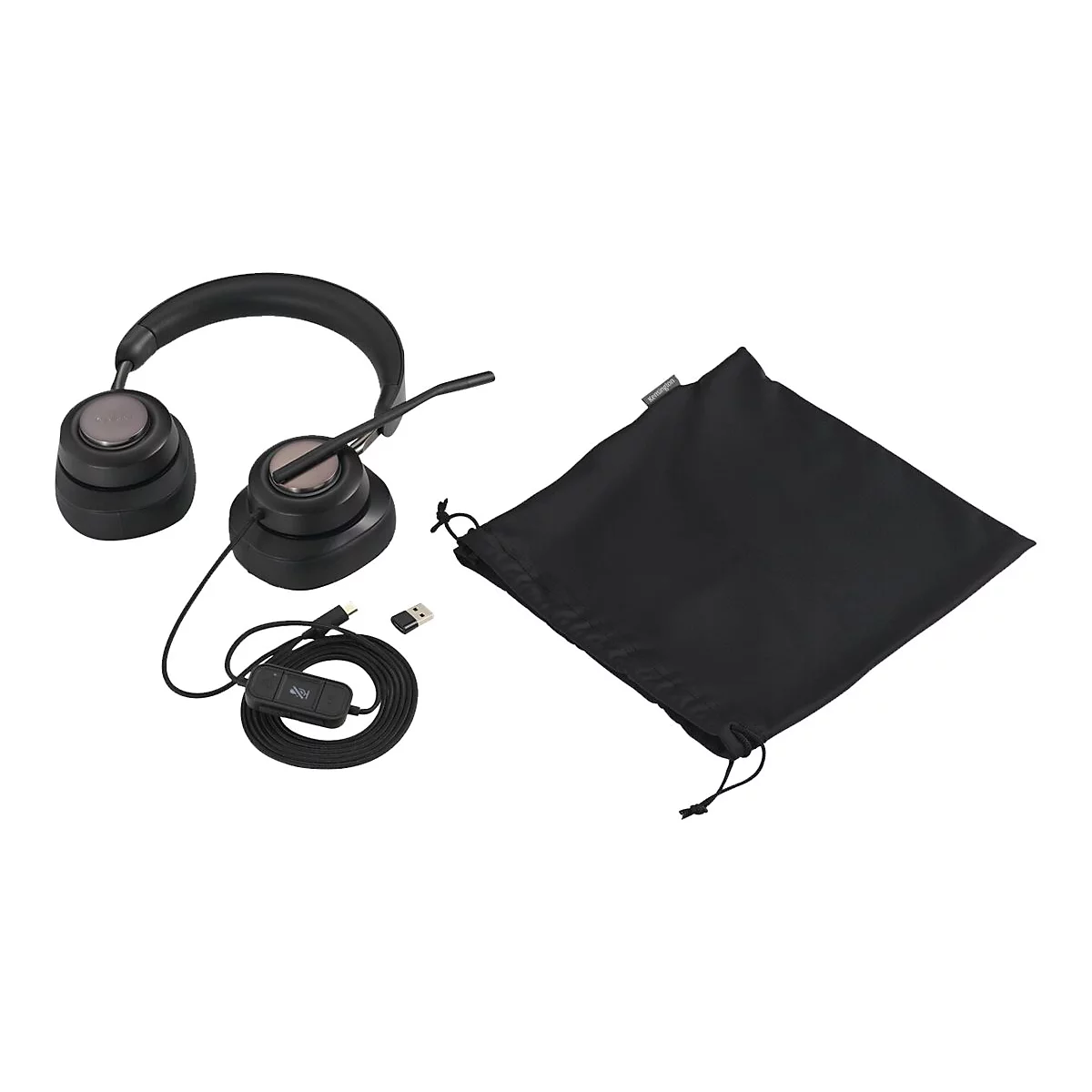 Kensington H2000 - Headset - ohrumschließend - kabelgebunden - USB-C - Geräuschisolierung