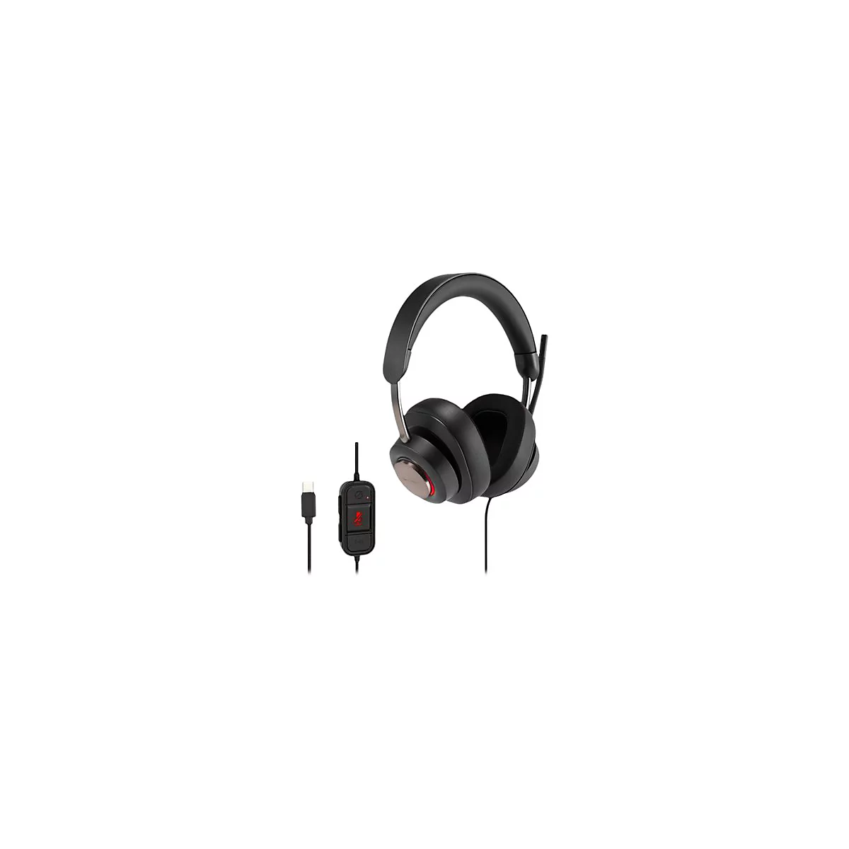 Kensington H2000 - Headset - ohrumschließend - kabelgebunden - USB-C - Geräuschisolierung