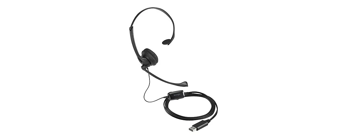 Kensington - Headset - On-Ear - kabelgebunden - USB-A - Schwarz