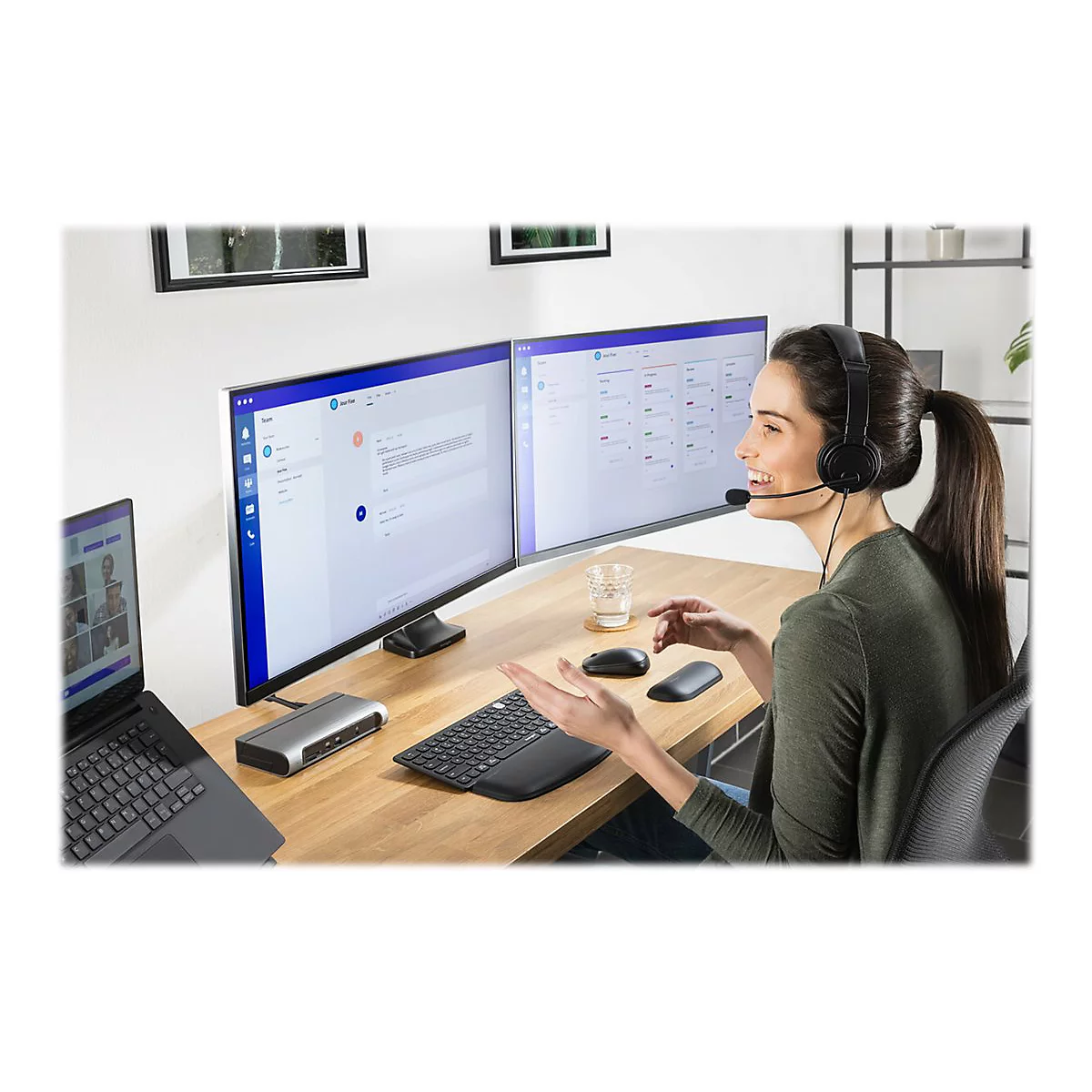 Kensington Hi-Fi USB-C Headphones with Mic - Headset