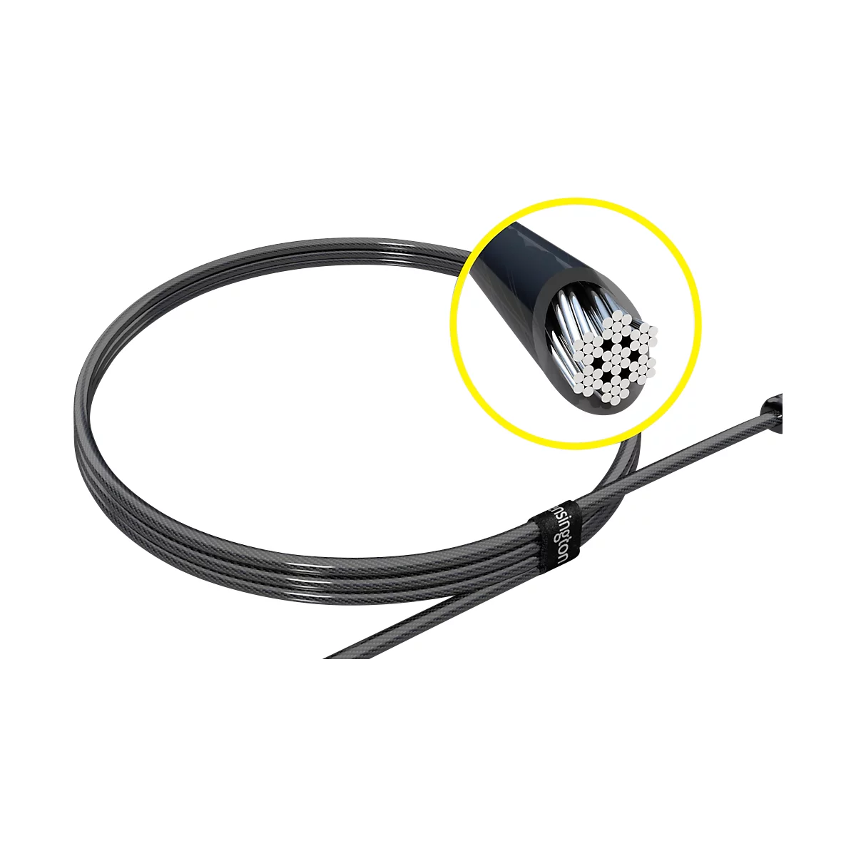 Kensington Laptopschloss MicroSaver 2.0, Schließkopf 10 mm, 1,8 m Kabel