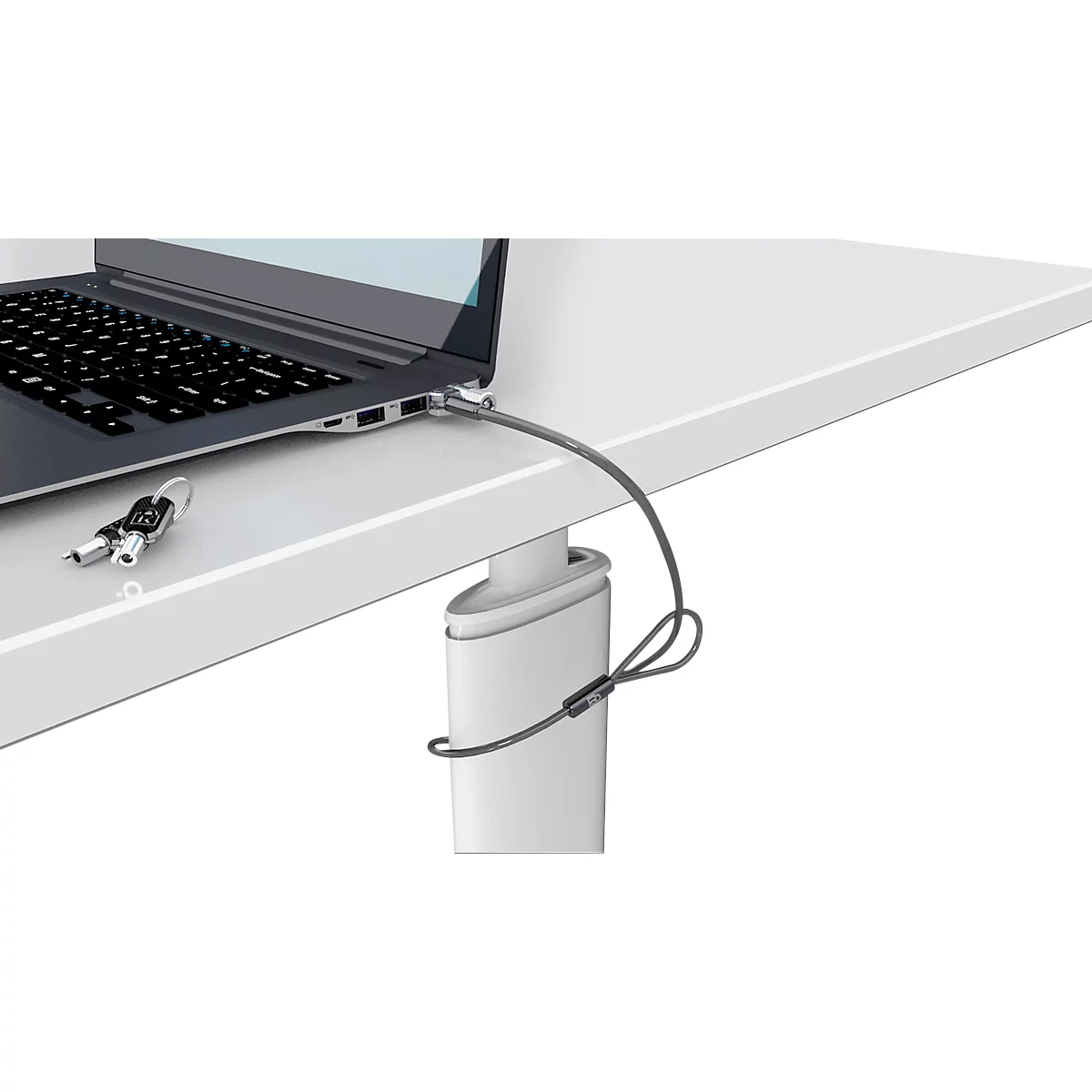 Kensington laptopslot MicroSaver 2.0, sluitkop 10 mm, 1,8 m kabel
