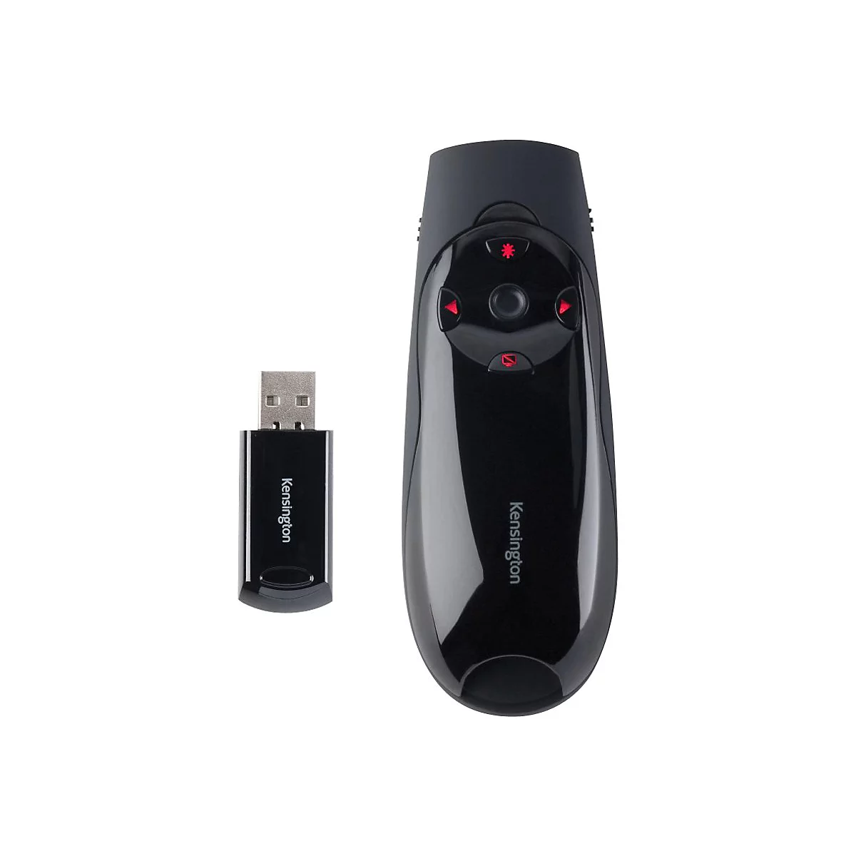 Kensington Presenter Expert Red Laser with Cursor Control Präsentations-Fernsteuerung - Schwarz