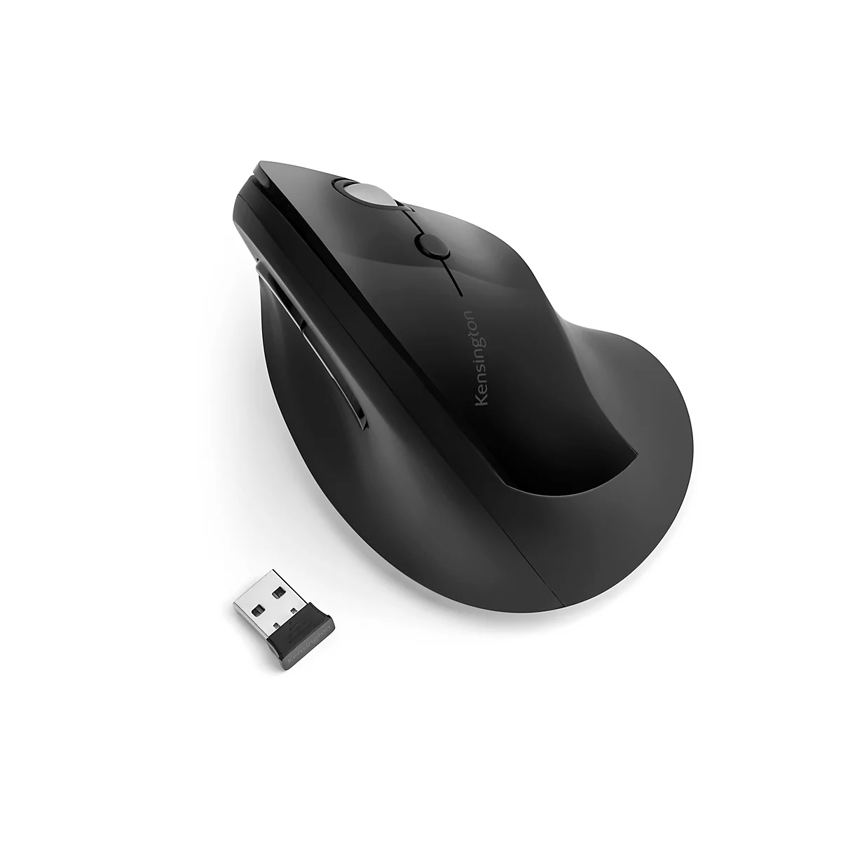 Kensington Pro Fit Ergo draadloze verticale muis, 46,7° kantelhoek, 20 m bereik