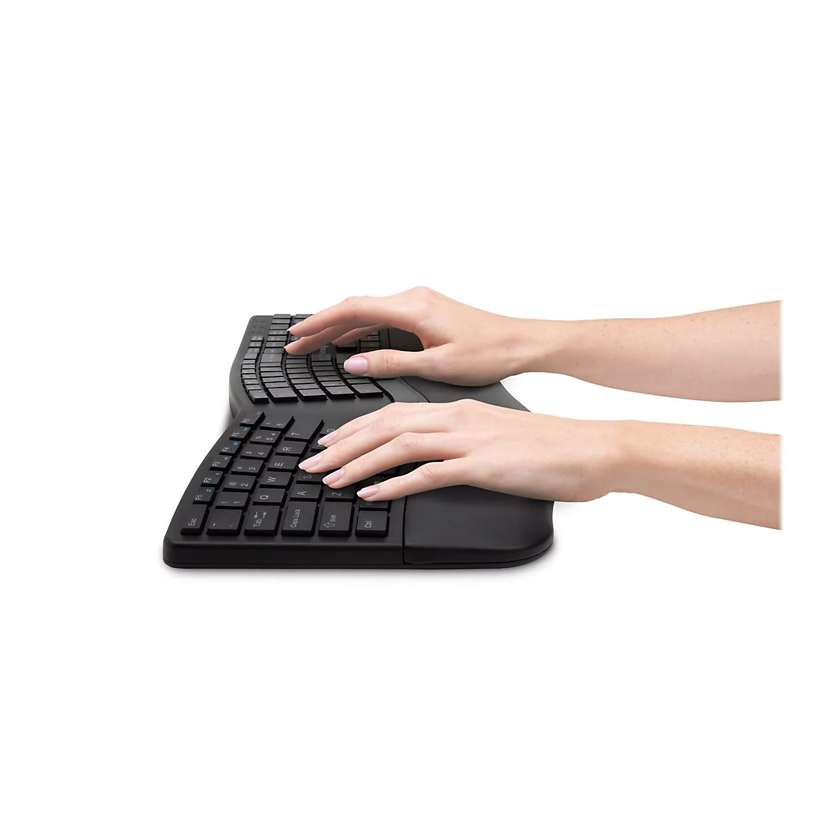 Kensington Pro Fit Ergo Wireless Keyboard - Tastatur - USA - Schwarz