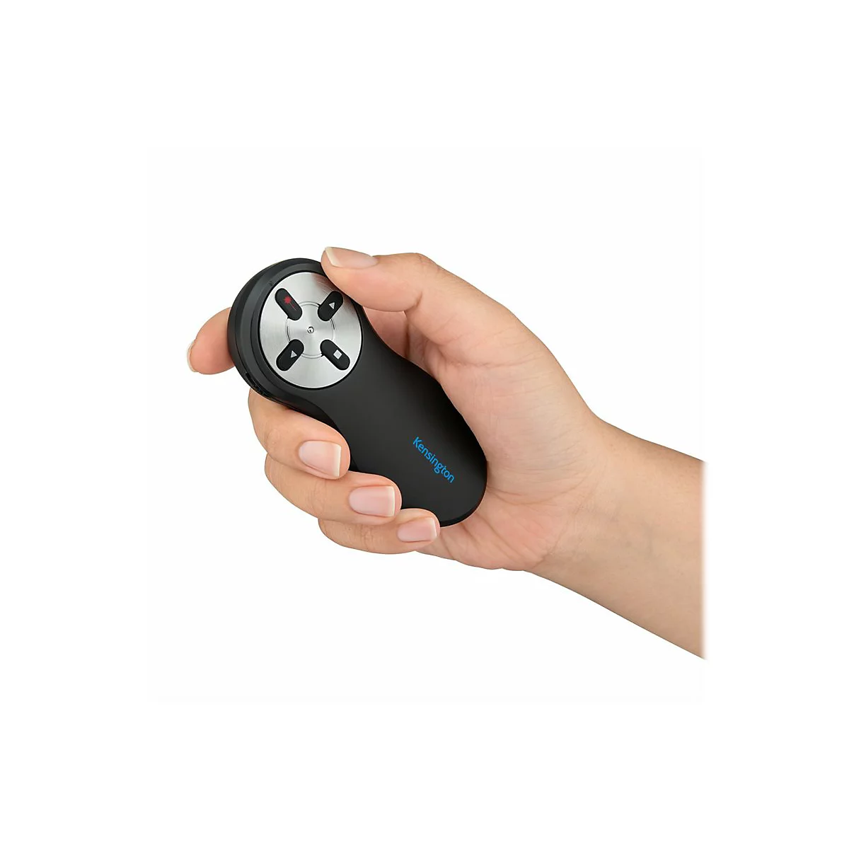 Kensington Si600 Wireless Presenter with Laser Pointer - Präsentations-Fernsteuerung - 4 Tasten - HF - Schwarz