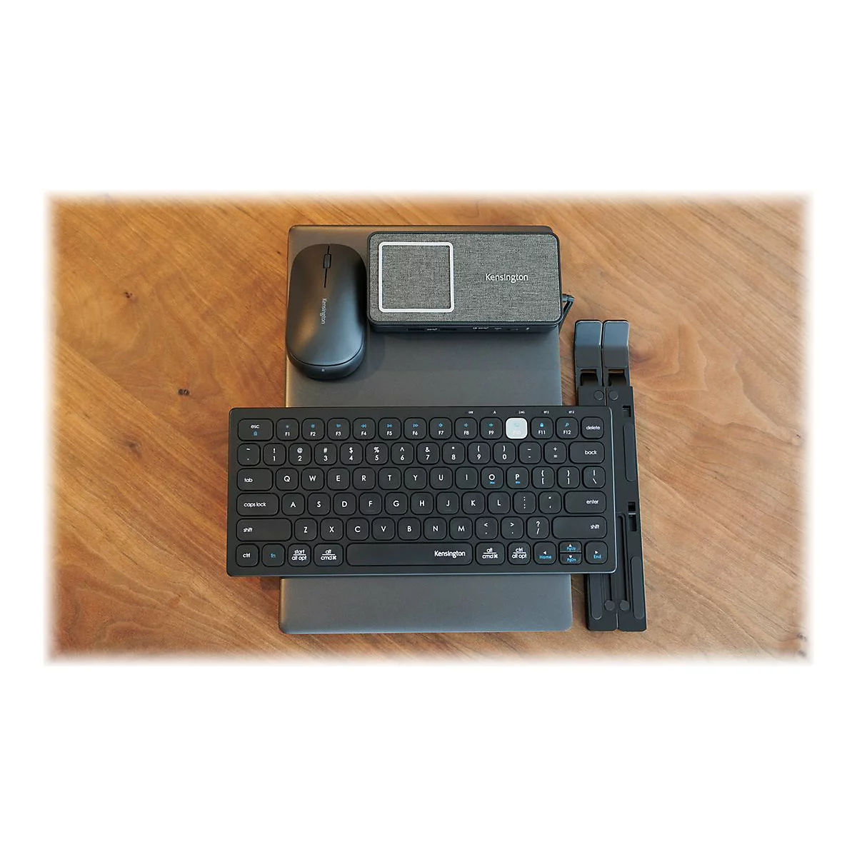 Kensington SureTrack Dual Wireless Mouse - Maus - 2.4 GHz, Bluetooth 3.0, Bluetooth 5.0 LE - Schwarz