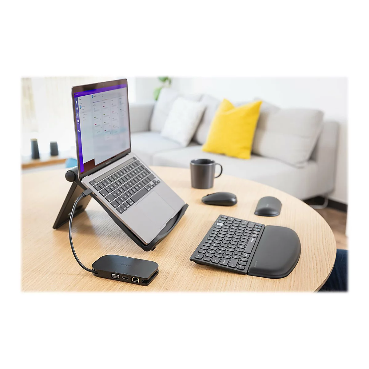 Kensington SureTrack Dual Wireless Mouse - Maus - 2.4 GHz, Bluetooth 3.0, Bluetooth 5.0 LE - Schwarz