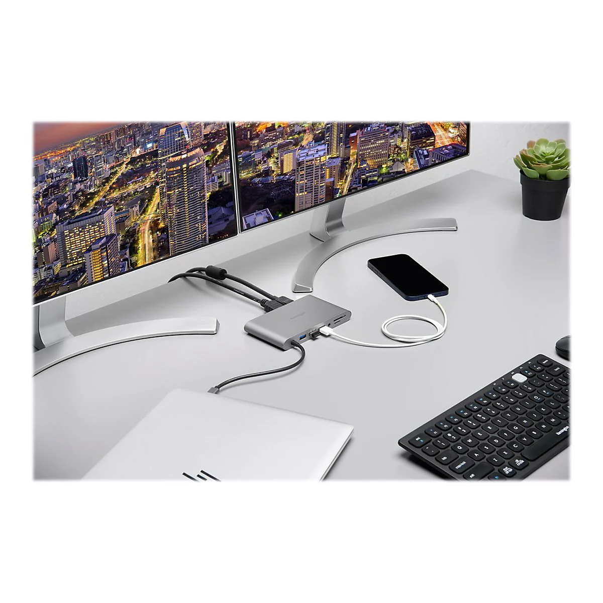 Kensington UH1440P - Dockingstation - USB-C 3.2 Gen 1 / Thunderbolt 3 / Thunderbolt 4 - DP, HDMI, VGA - 1GbE