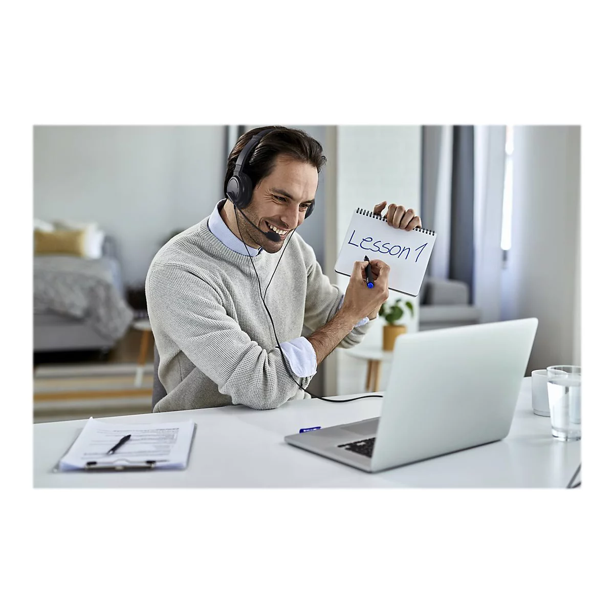 Kensington USB Hi-Fi Headphones - Kopfhörer mit Mikrofon - On-Ear - kabelgebunden - USB