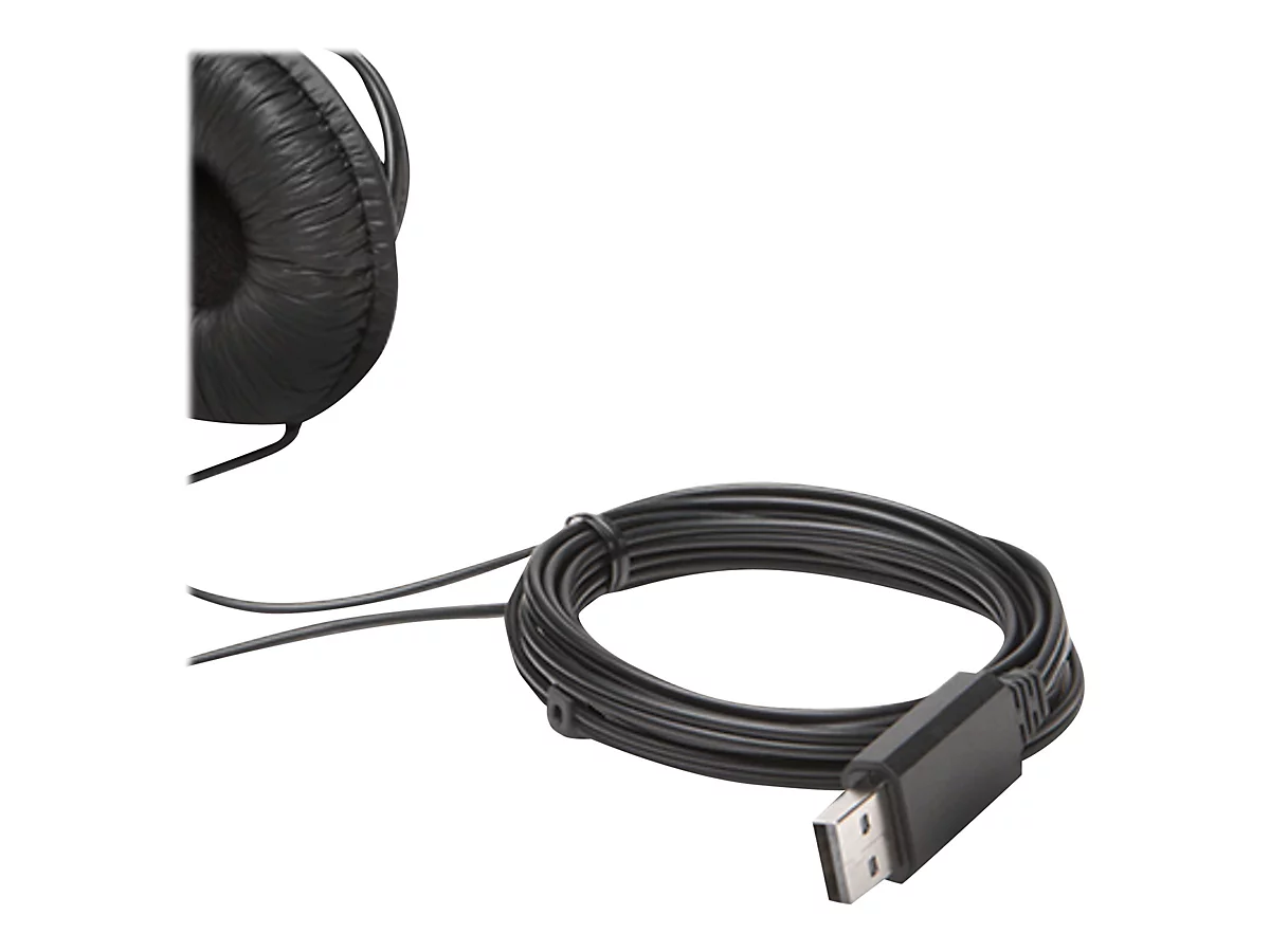 Kensington USB Hi-Fi Headphones with Mic - Headset