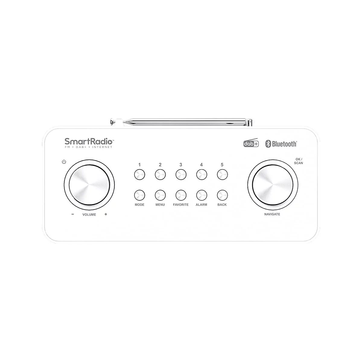 Kenwood CR-ST100S - Internetradio - 20 Watt - kein Betriebssystem - weiß