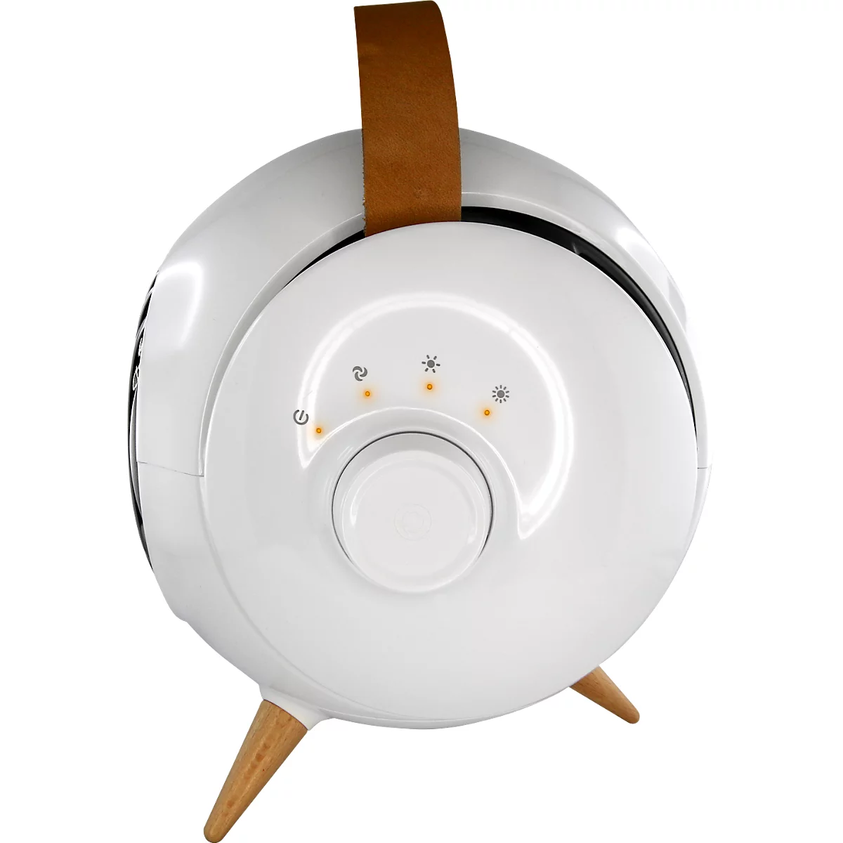 Keramik Heizlüfter LIMA, 1200 W, 2 Heizstufen & 1 Ventilationsstufe, automatische horizontale Oszillation & manuelle vertikale Oszillation, Überhitzungs- & Kippschutz, braun-weiss