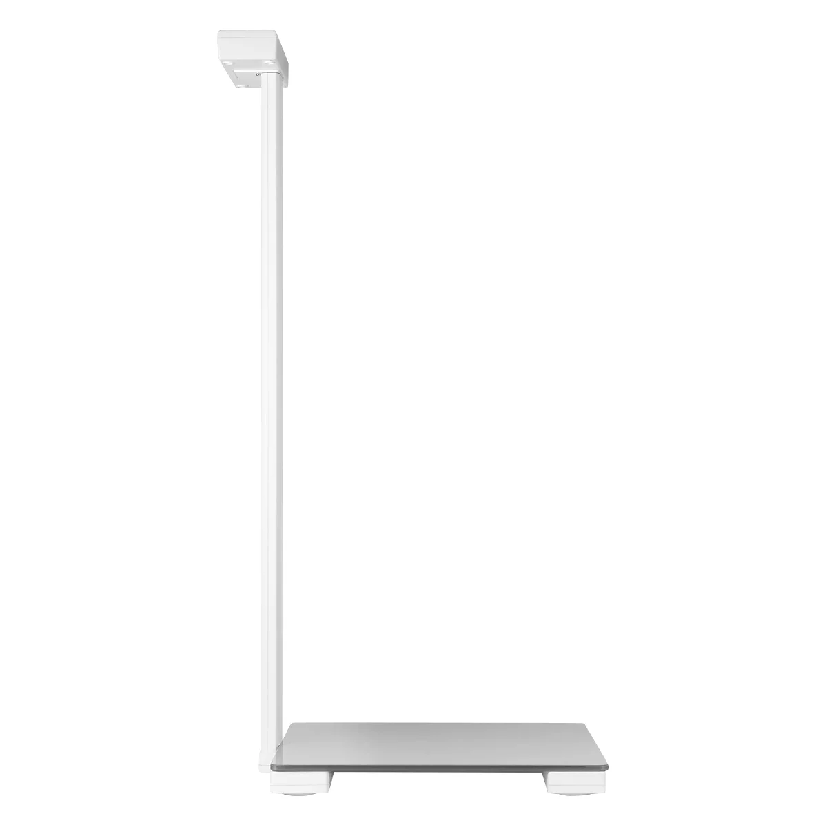 KERN badkamerweegschaal MPK 200K-1P, weegvermogen tot 250 kg, glazen weegplaat, voet, AUTO-OFF functie, omschakelen tussen eenheden, B 350 x D 370 x H 960 mm, zwart/wit