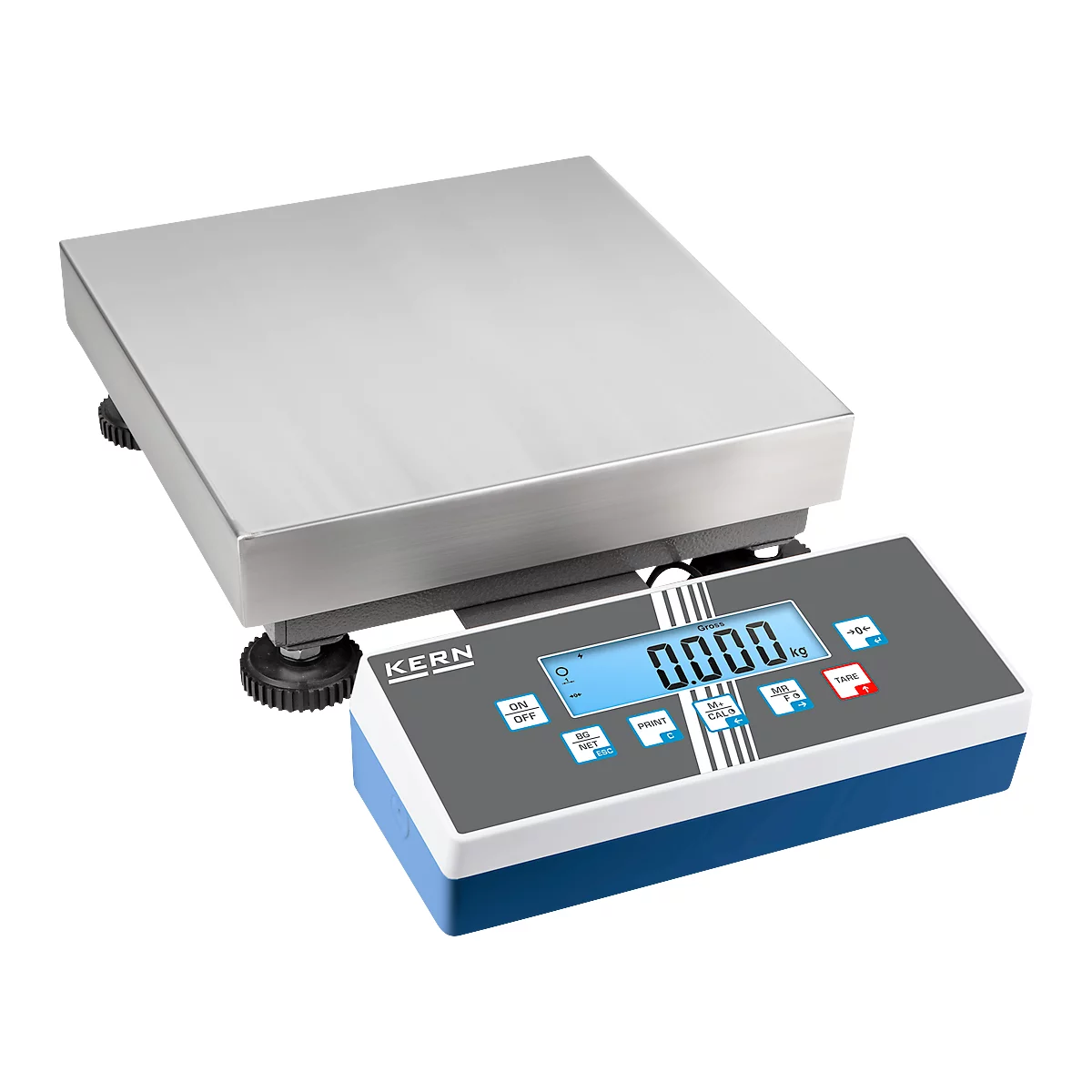 KERN Balance pour colis EOC 60K-3A - balance à plate-forme précise pour charges plus élevées, étendue de pesée 60 kg, IP65