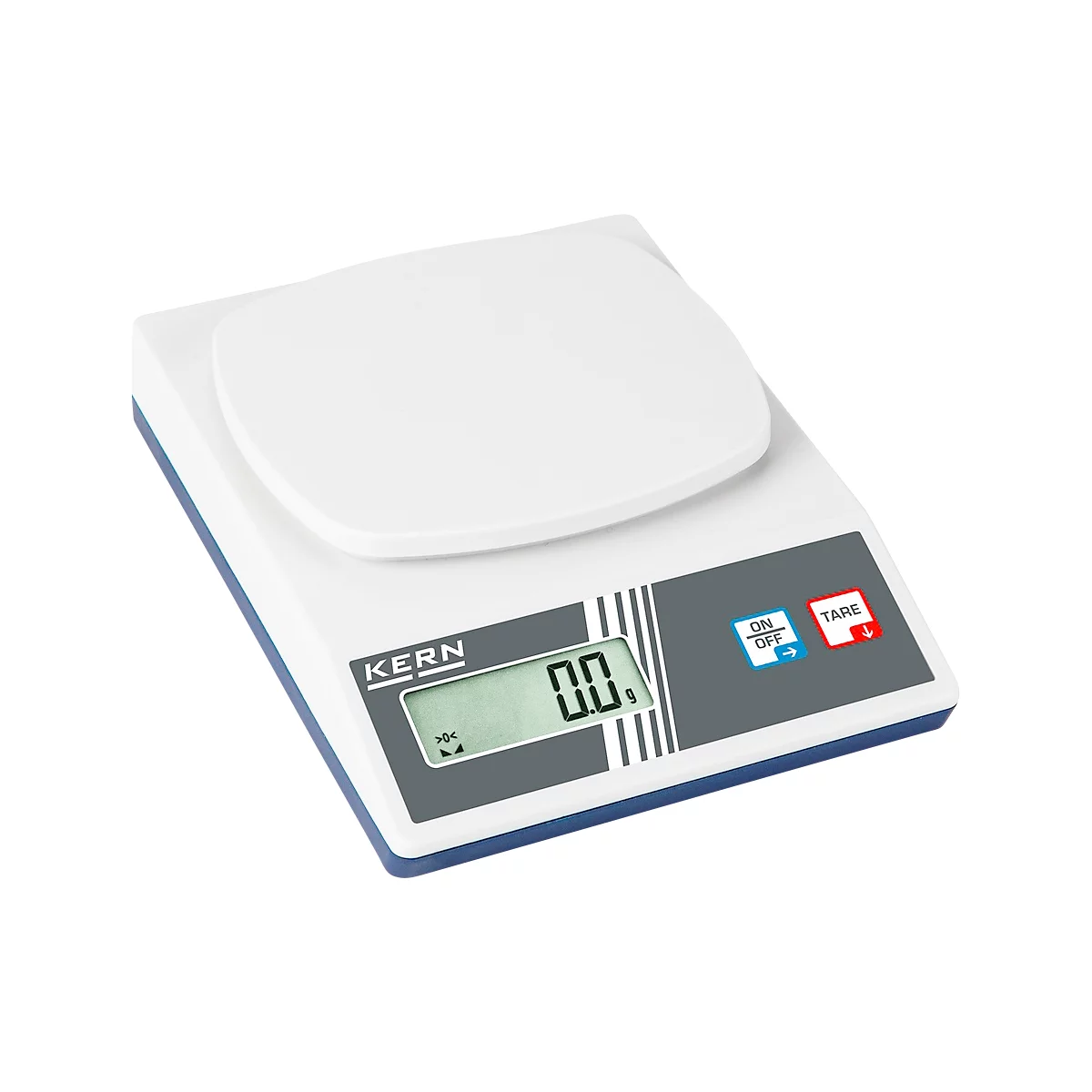 KERN & Sohn Digitale Waagen im 5er-Set, LCD-Display, Wägebereich 3000 g Wägefläche 134×127 mm