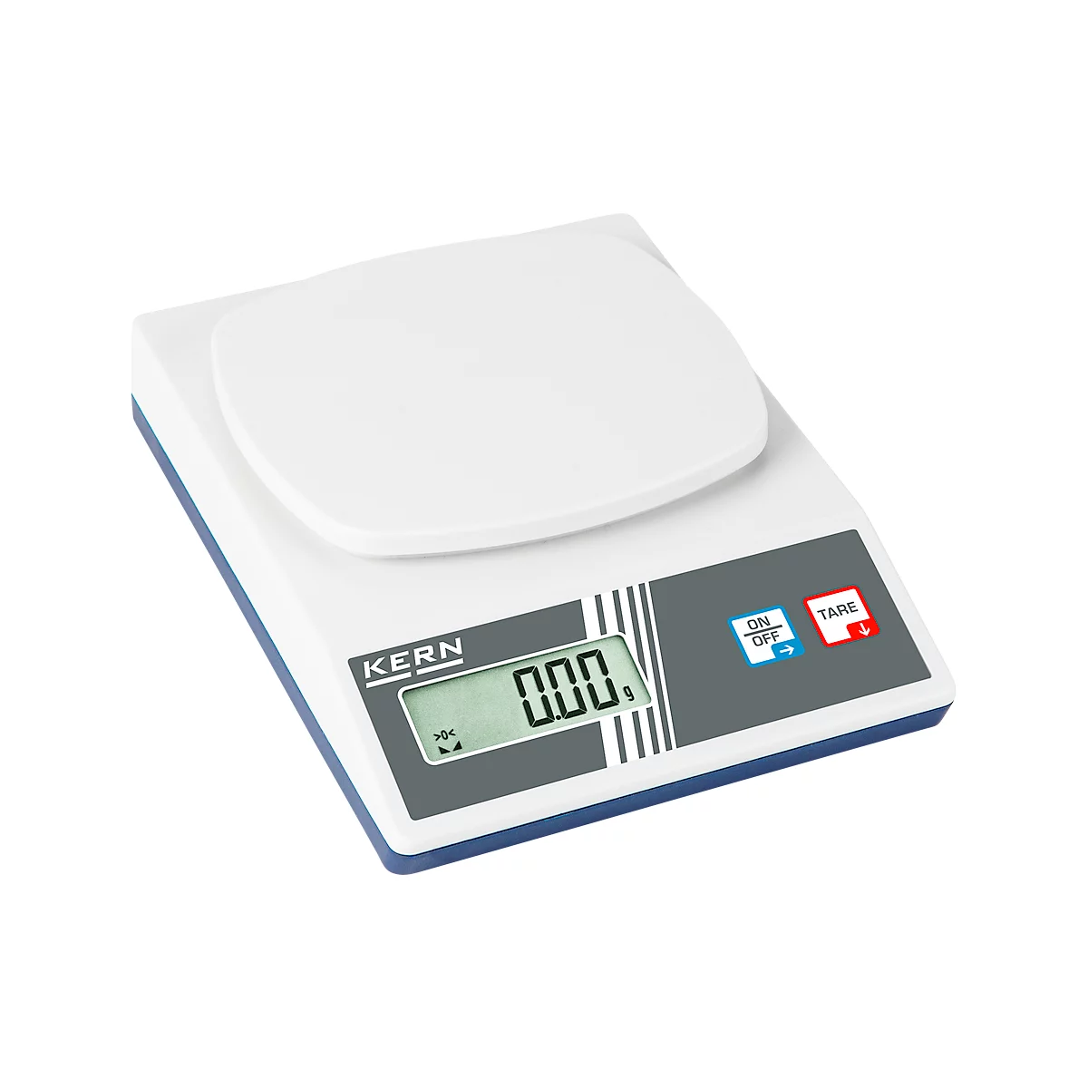 KERN & Sohn Digitale Waagen im 5er-Set, LCD-Display, Wägebereich 500 g Wägefläche 134×127 mm