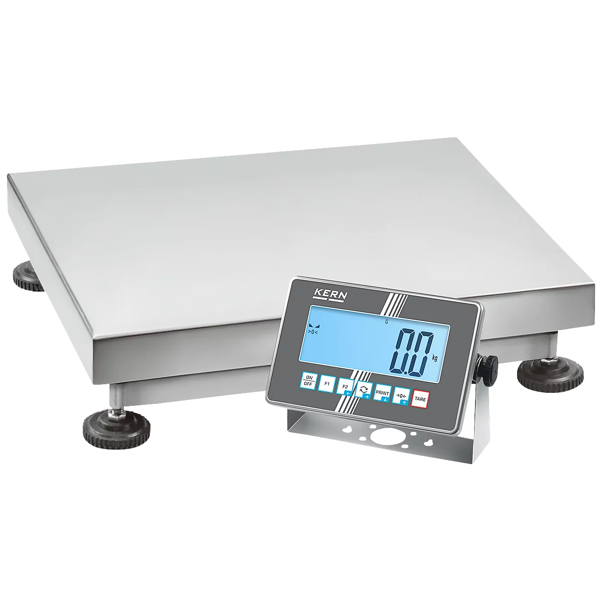 KERN SXC 300K-2 – Edelstahl-Plattformwaage, Wägebereich 300 kg, Ablesbarkeit 0,02 kg, IP68, IoT-fähig