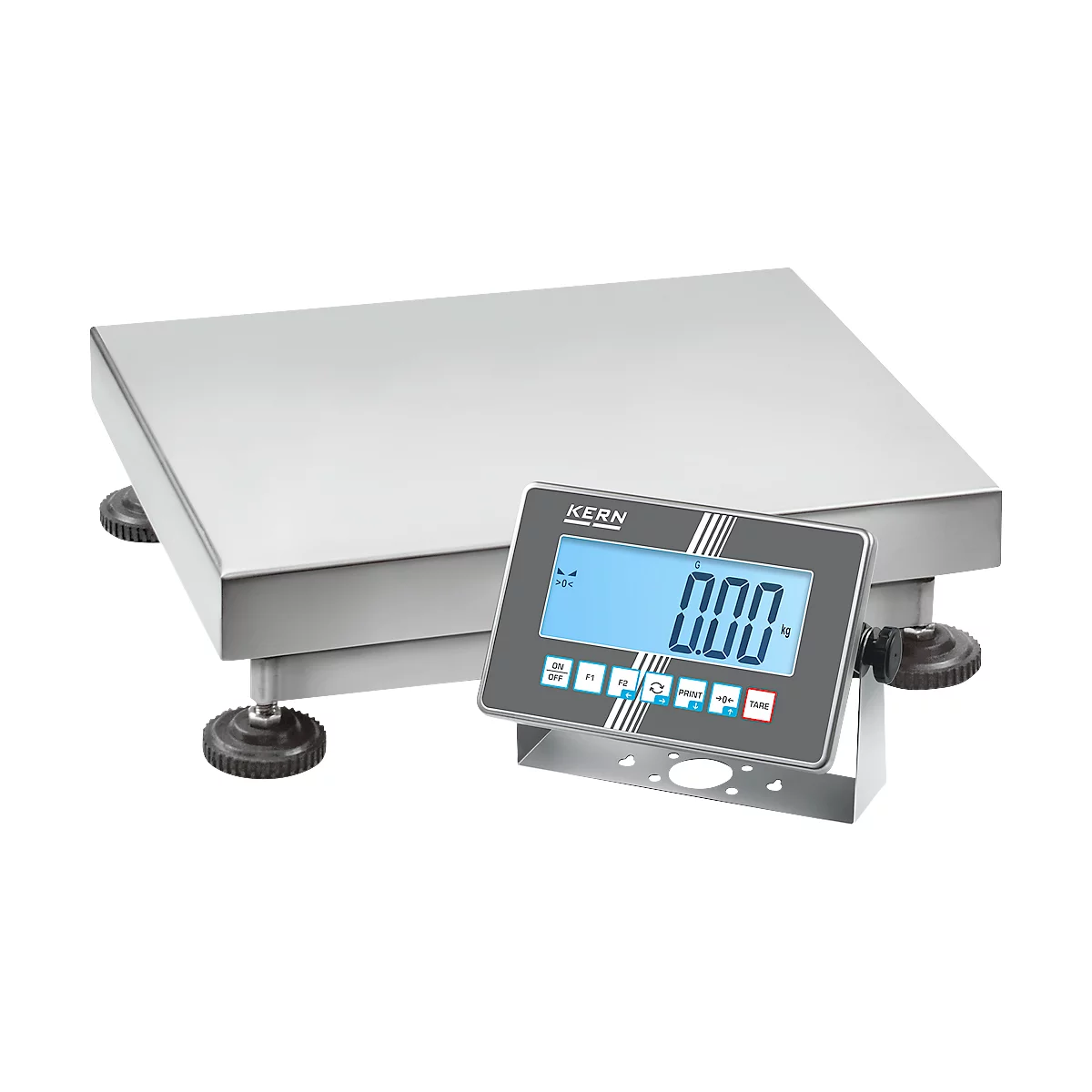 KERN SXC 30K-3M – Edelstahl-Plattformwaage, 15/30 kg, 0,005/0,01 kg Ablesbarkeit, Industrie 4.0, IP68, WLAN/Bluetooth