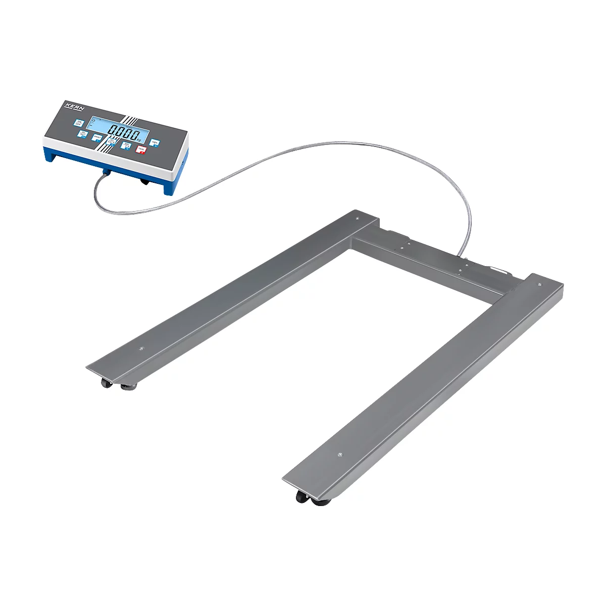 KERN UID 3000K-0M Palettenwaage, Wägebereich 3000 kg, Ablesbarkeit 1 kg