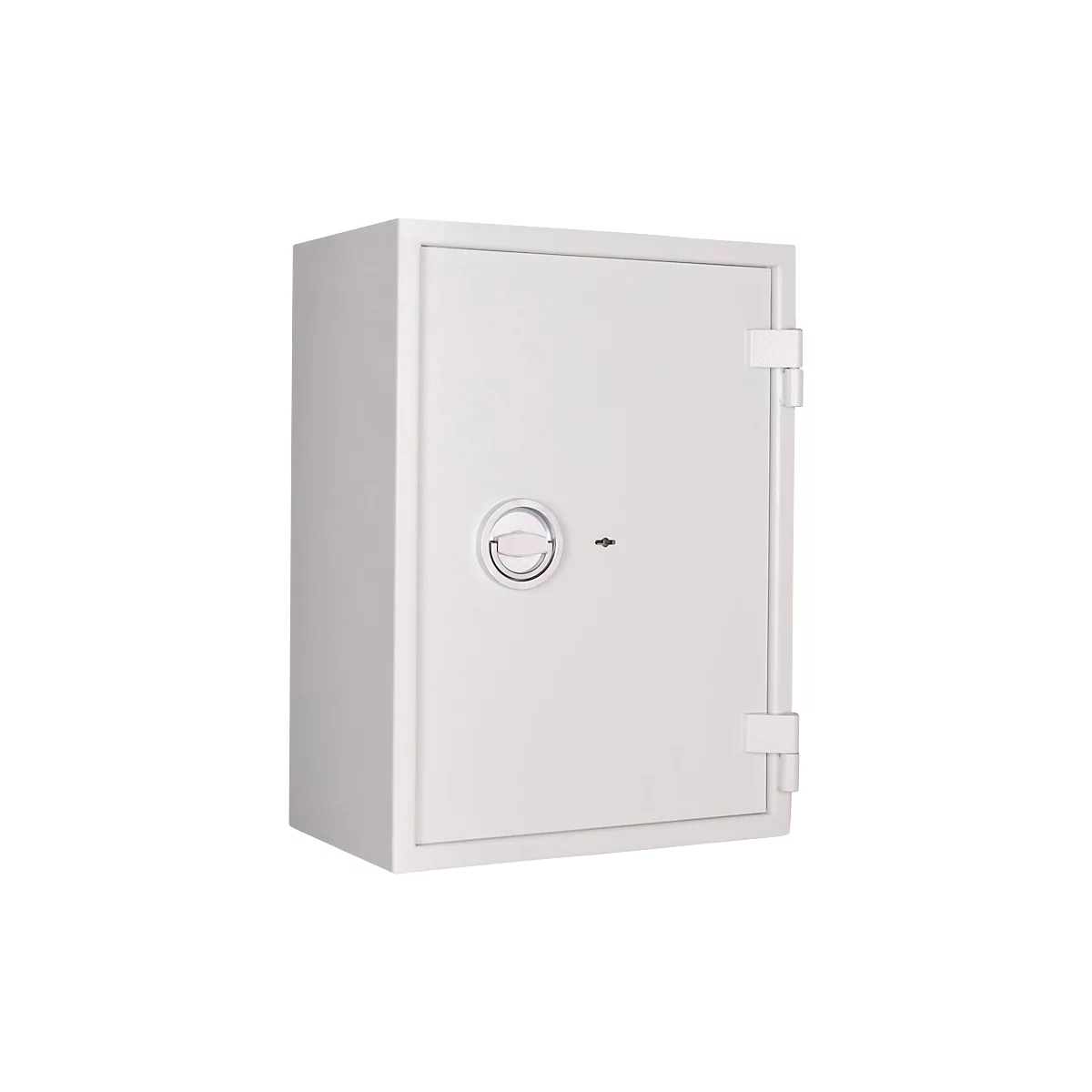 Open key cabinet filled with many keys. The keys are sorted by color.