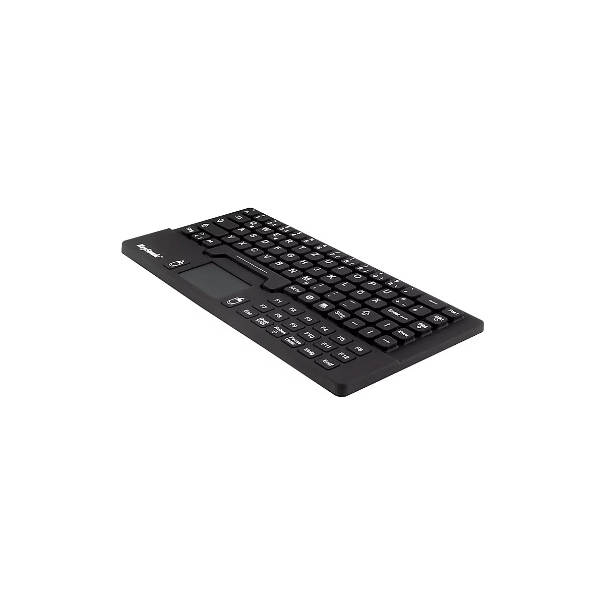 KeySonic KSK-5031IN - Tastatur - mit Touchpad - Englisch - Schwarz