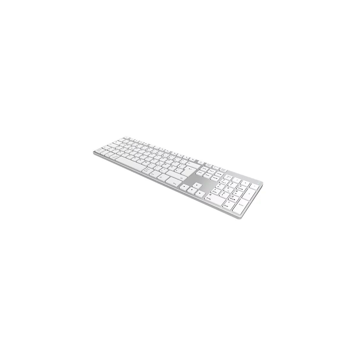 Keysonic KSK-8022BT - Tastatur - QWERTZ - Deutsch - Silber