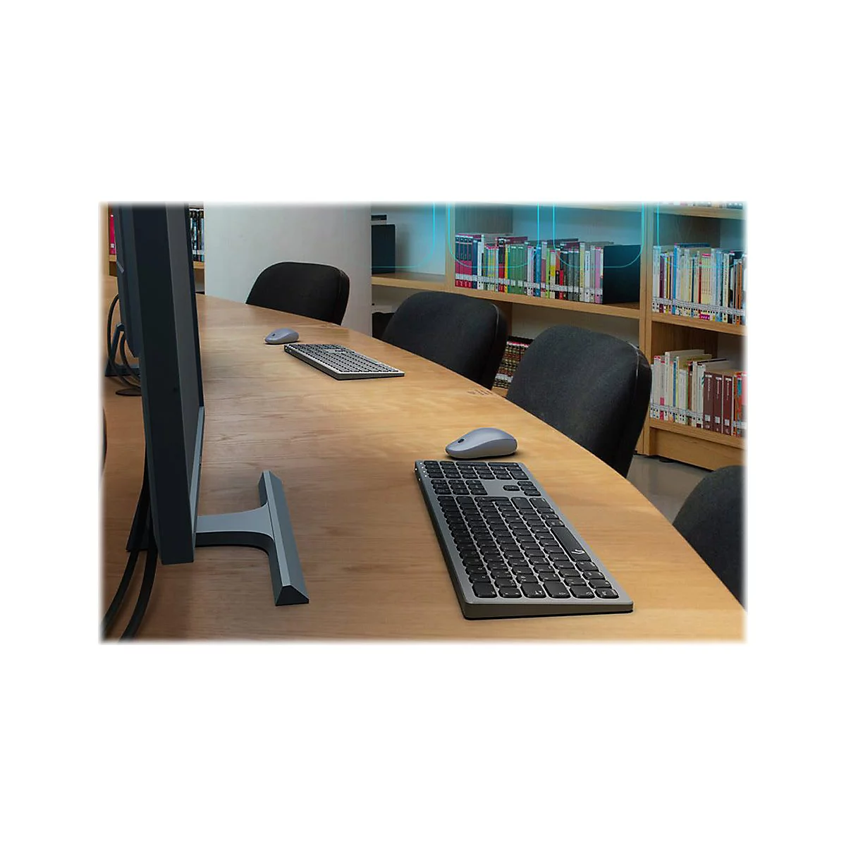 KeySonic KSK-8023BTRF - Tastatur - volle Größe - kabellos - 2.4 GHz, Bluetooth 4.0 - QWERTZ
