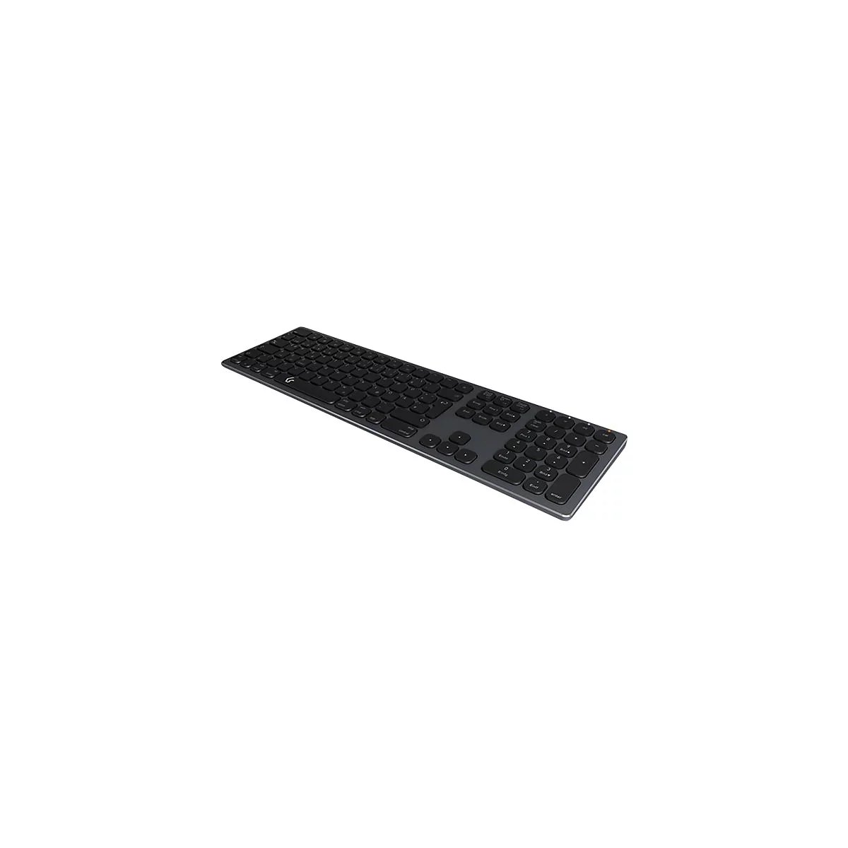 KeySonic KSK-8023BTRF - Tastatur - volle Größe - kabellos - 2.4 GHz, Bluetooth 4.0 - QWERTZ
