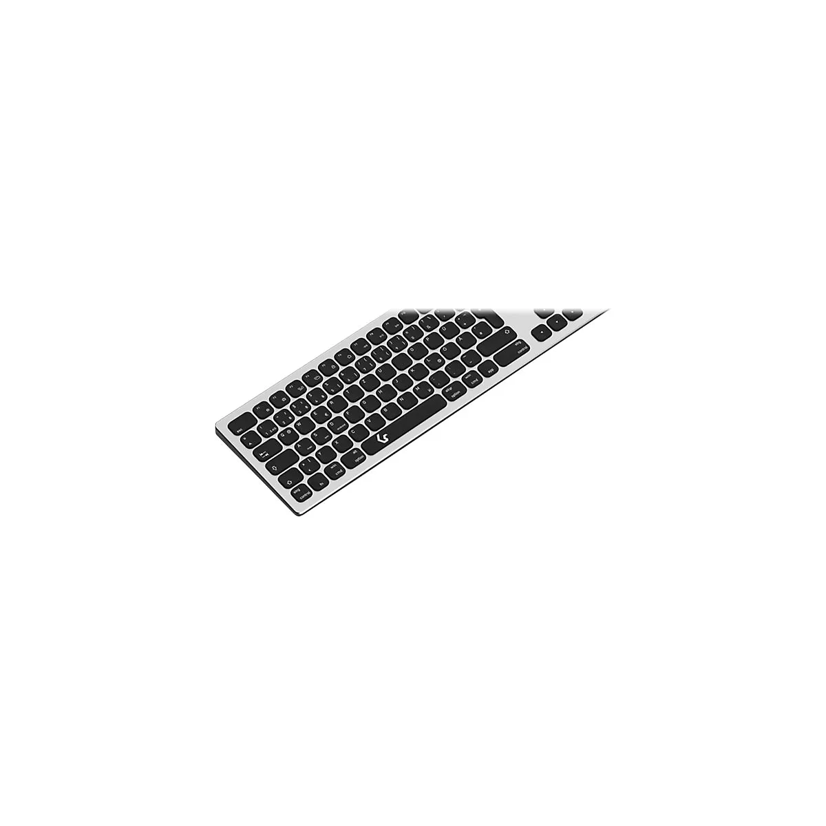 KeySonic KSK-8023BTRF - Tastatur - volle Größe - kabellos - 2.4 GHz, Bluetooth 4.0 - QWERTZ