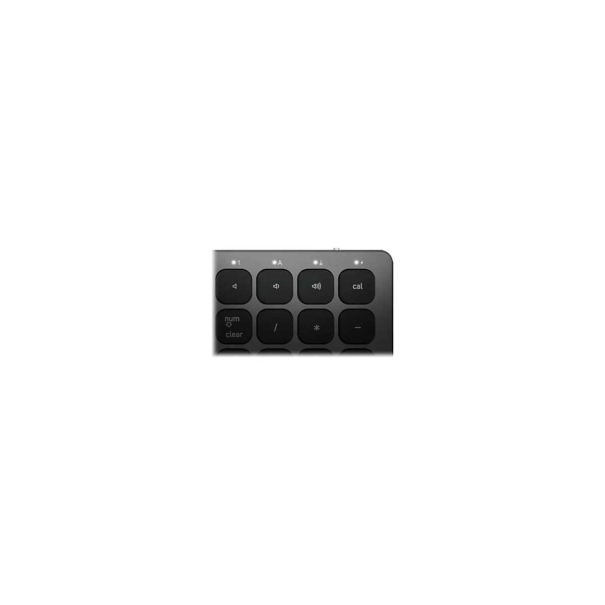 KeySonic KSK-8023BTRF - Tastatur - volle Größe - kabellos - 2.4 GHz, Bluetooth 4.0 - QWERTZ