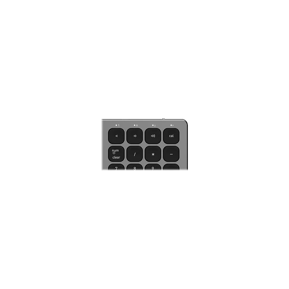 KeySonic KSK-8023BTRF - Tastatur - volle Größe - kabellos - 2.4 GHz, Bluetooth 4.0 - QWERTZ