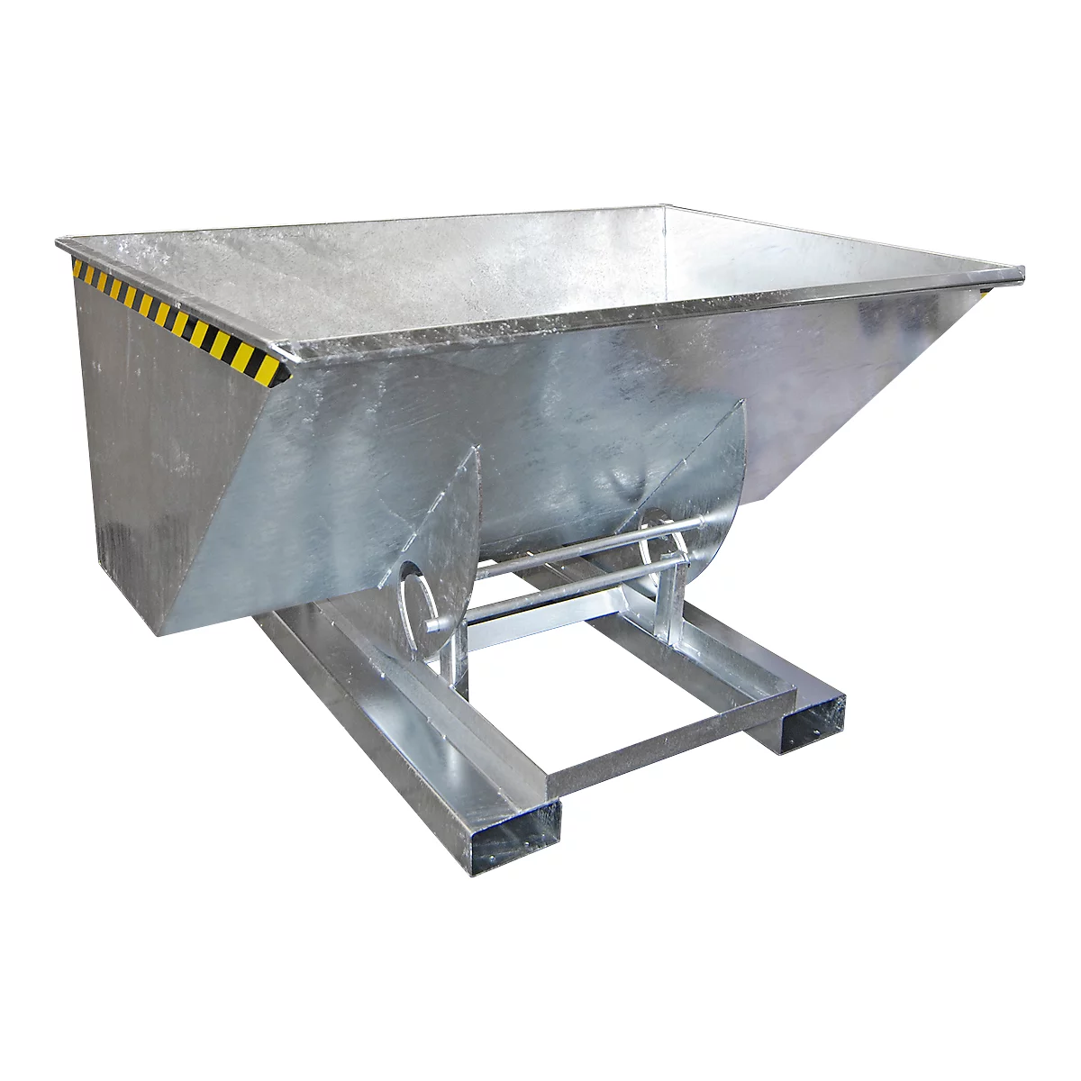 Kiepbak AK 150, met afrolsysteem, 1500 l, 1000 kg L 1420 x B 2280 x H 1070 mm, gegalvaniseerd