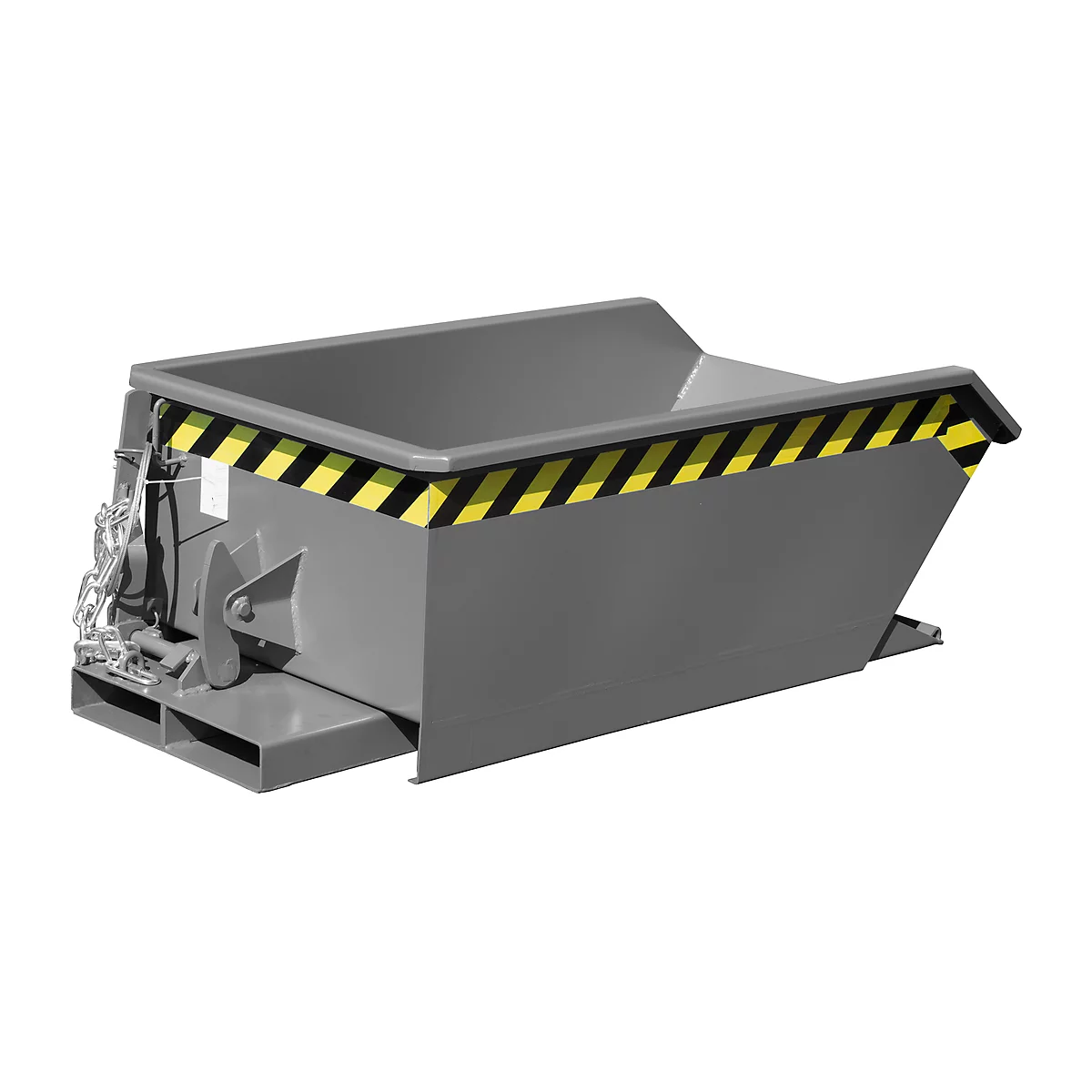 Kiepbak Bauer Mini type MGU 230, hoogte kiepzijde 350 mm, grijs