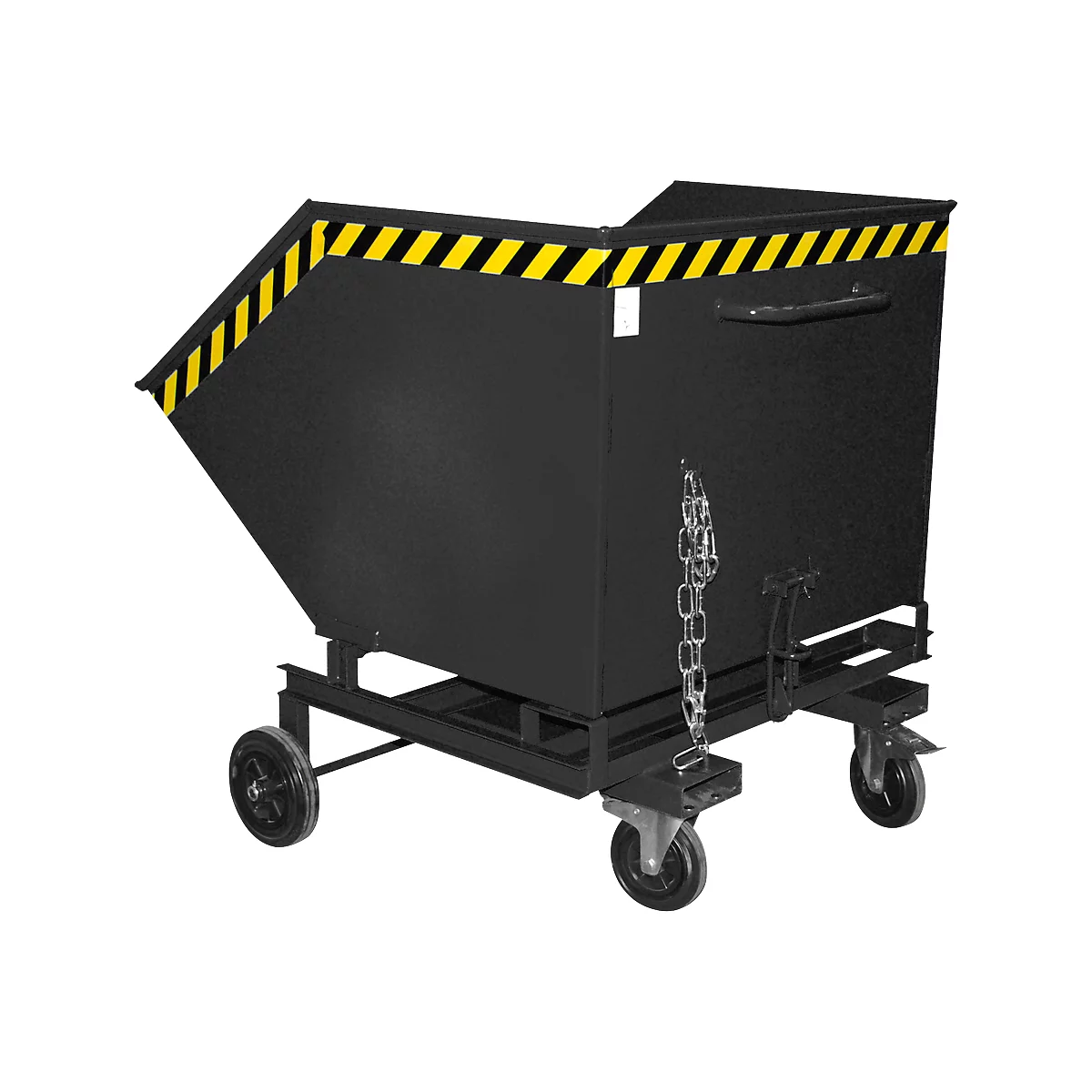 Kiepbak met wielen type KW-ET 1000, grijs