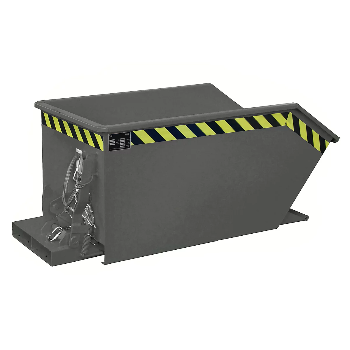 Kiepbak type GU, 300 liter, grijs