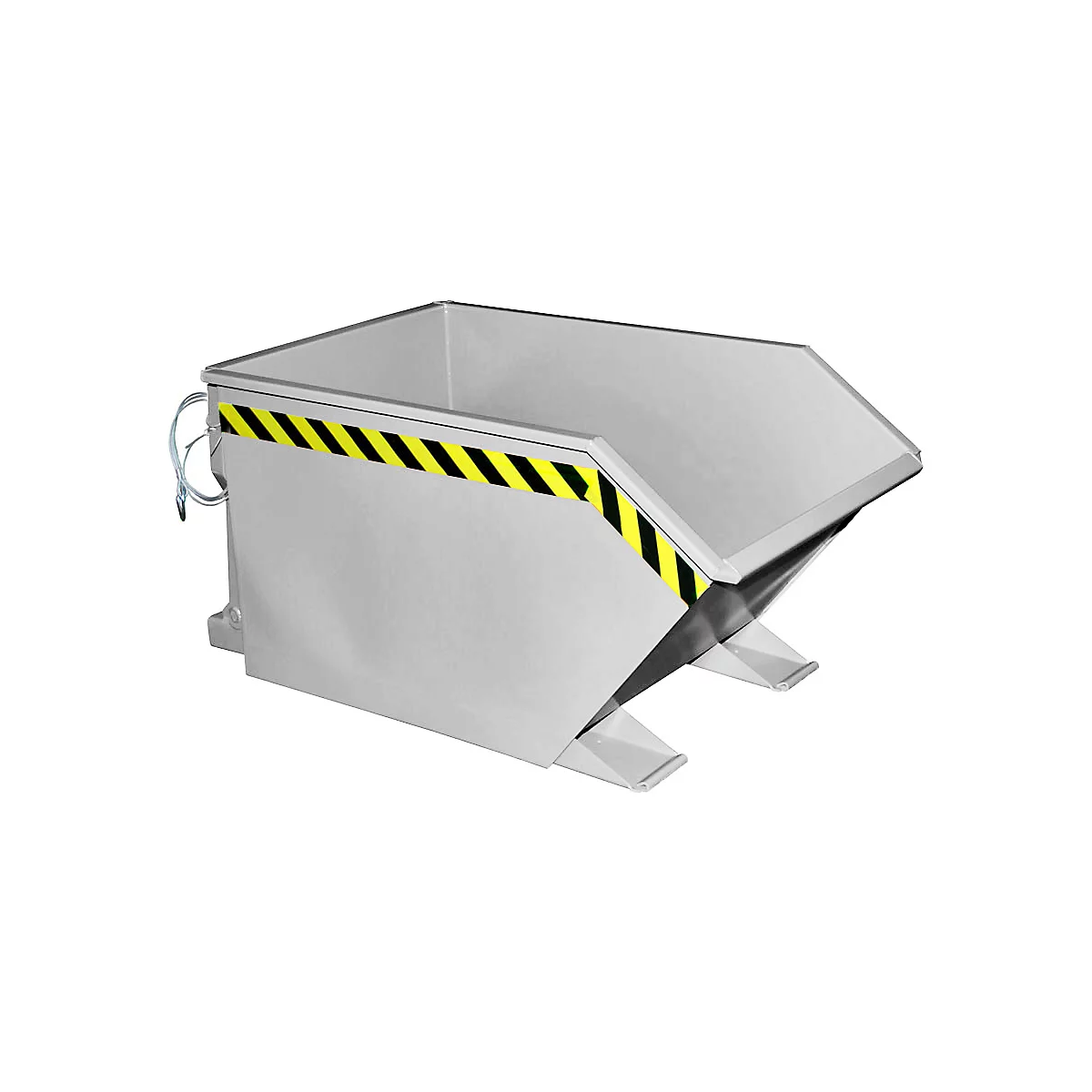 Kiepbak type GU, 500 liter, gegalvaniseerd