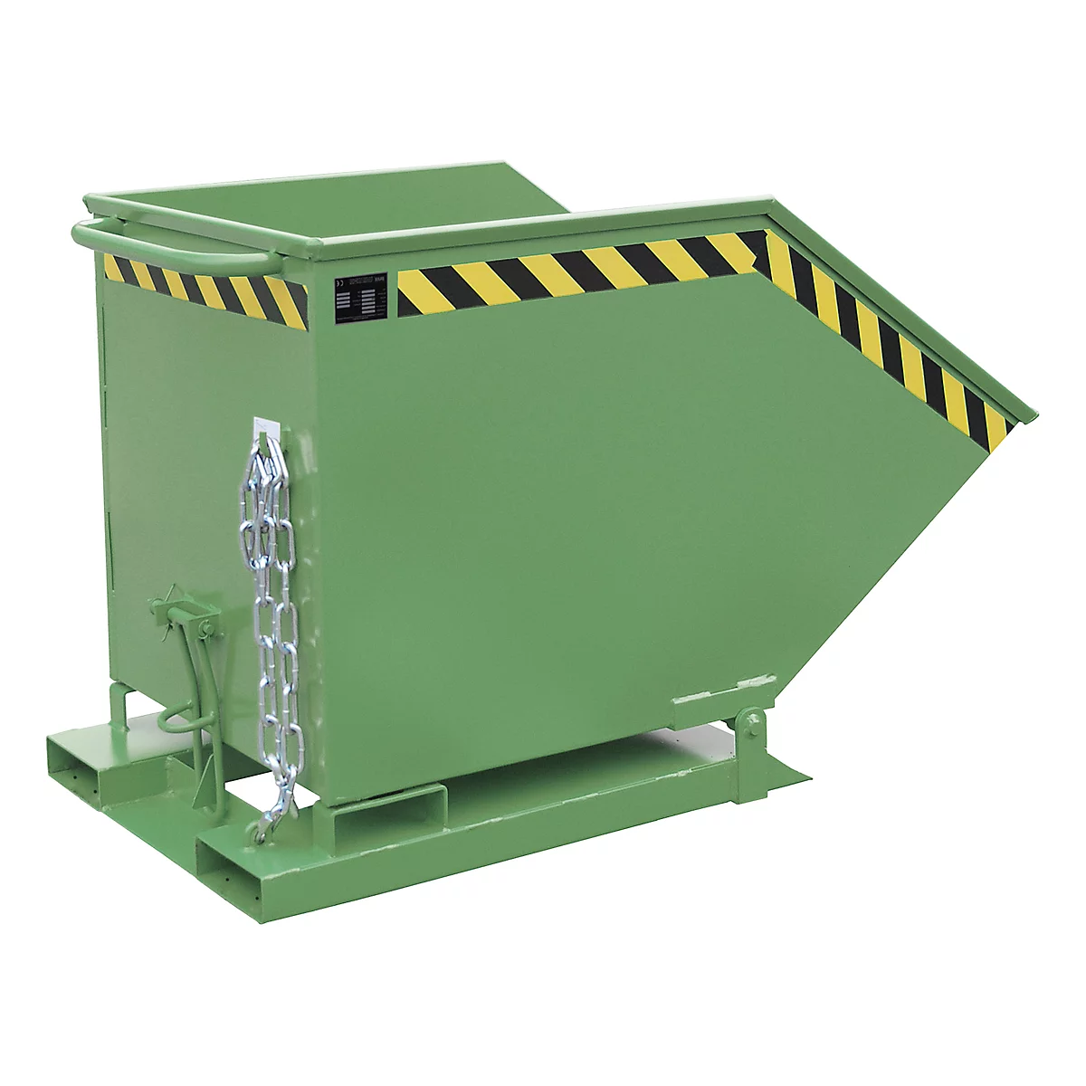 Kiepcontainer KK 600, groen (RAL 6011)
