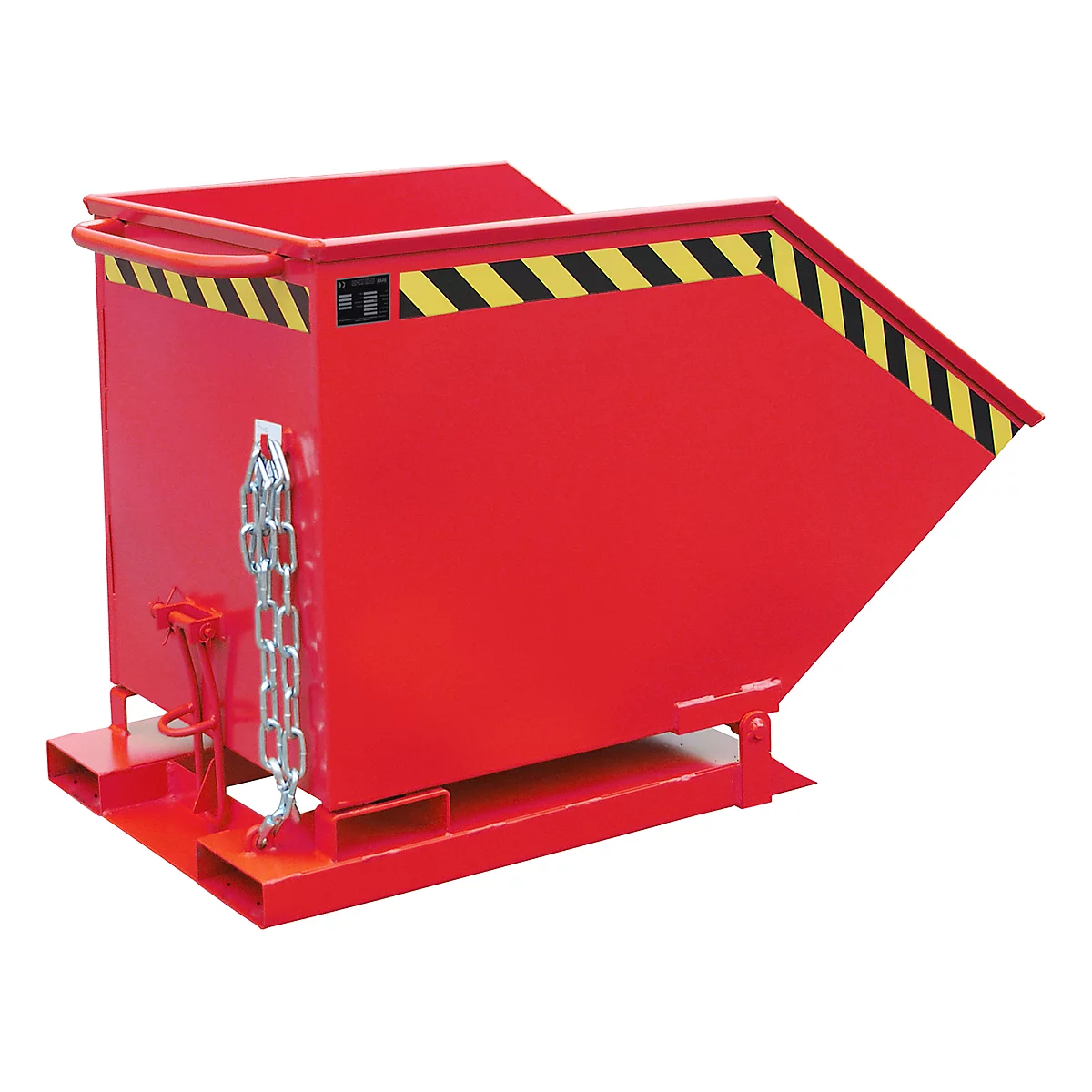 Kiepcontainer KK 600, rood (RAL 3000)