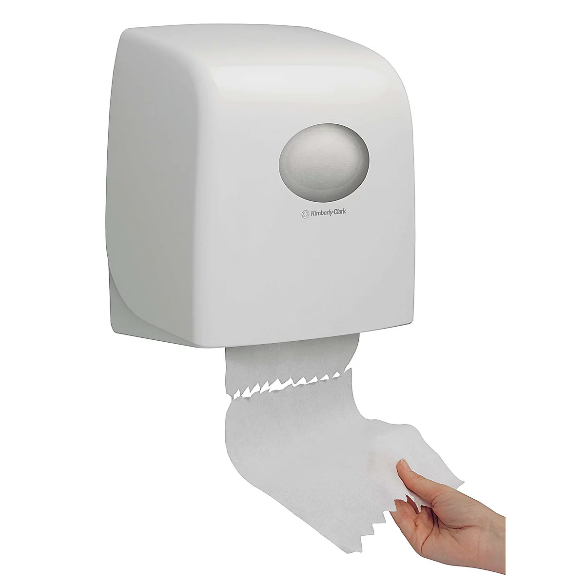 Kimberly-Clark® Aquarius handdoekrolhouder Slimroll 6953, L 343 x B 318 x H 191 mm, kunststof, wit