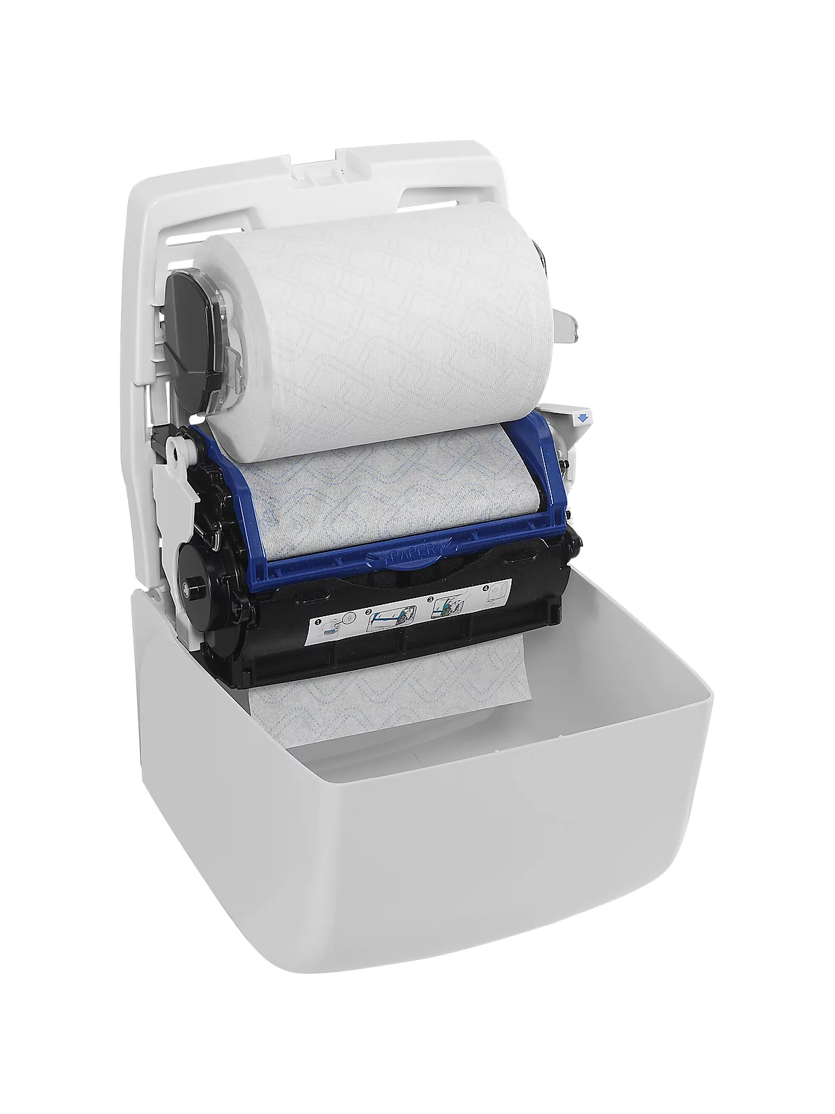 Kimberly-Clark® Aquarius Roll Towel Dispenser Slimroll 7955, para áreas de alto tráfico, blanco