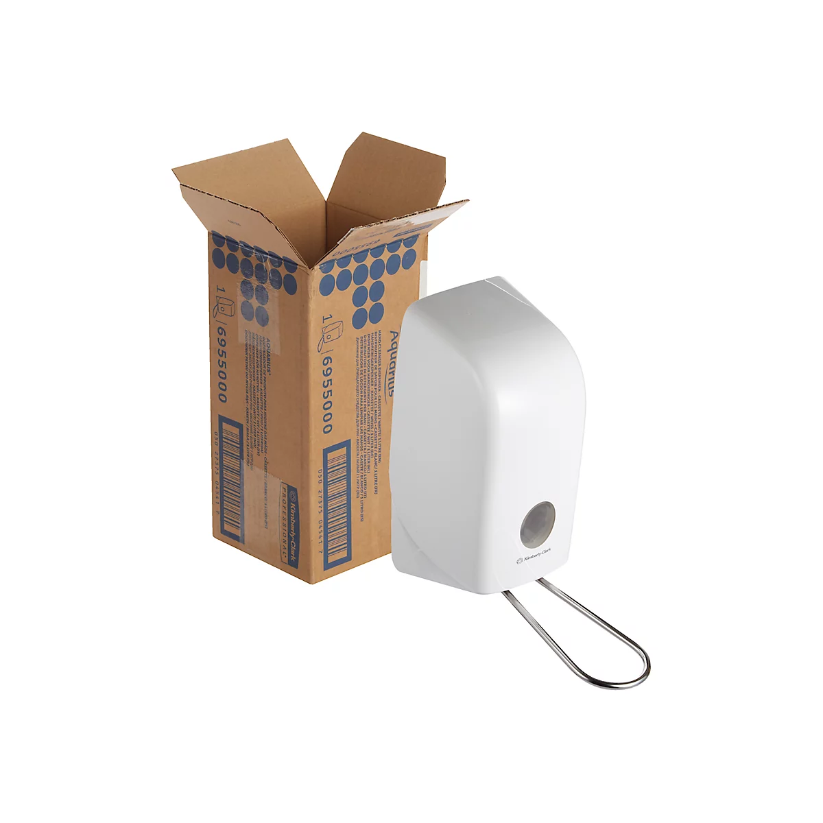Kimberly-Clark® Aquarius zeepdispenser 6955, 1 l, L 237 x B 115 x H 247 mm, kunststof, wit