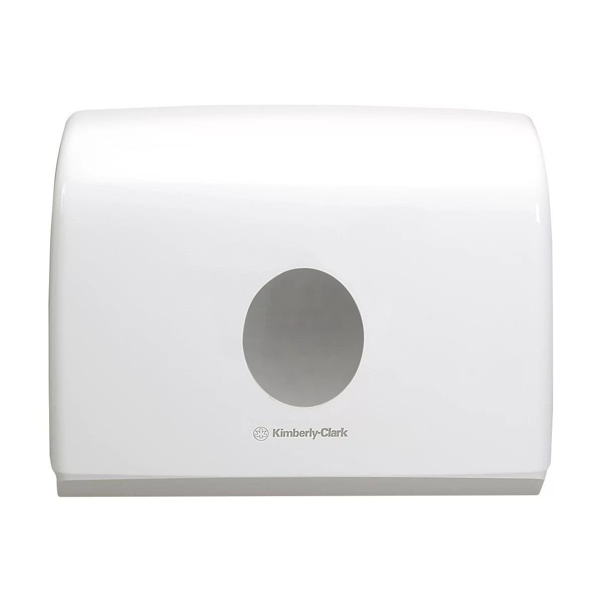 Kimberly-Clark Handdoekdispenser AQUARIUS, klein versie, uitname per vel, B 287 x D 142 x H 159 mm, wit