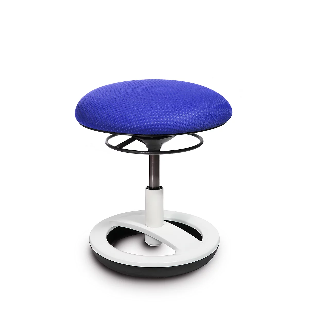 Kinderkruk TOPSTAR Sitness Bobby, voor mobiel zitten, in hoogte verstelbaar, TPU-zool, met design voetring, blauw