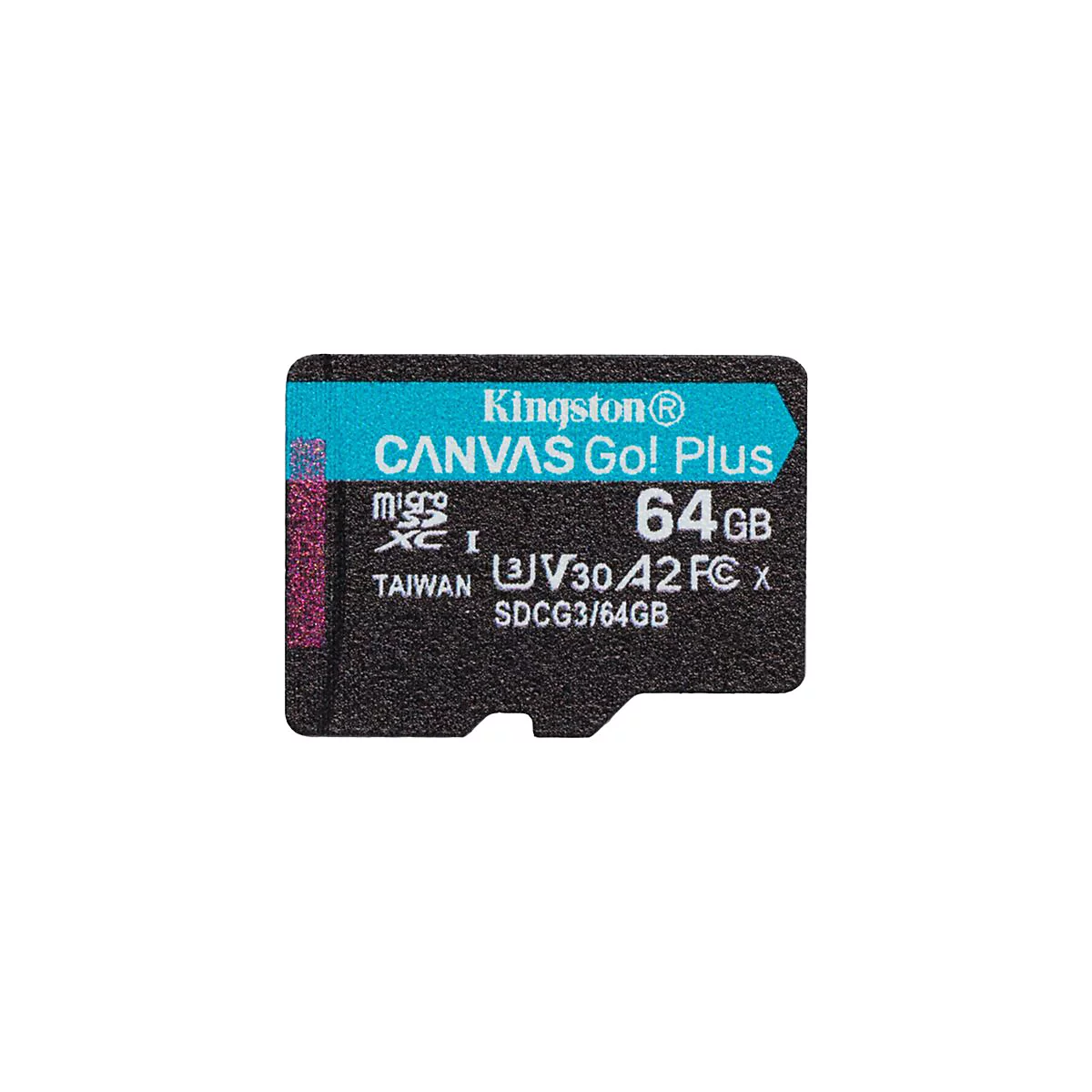 Kingston Canvas Go! Plus - Flash-Speicherkarte - 64 GB - microSDXC UHS-I