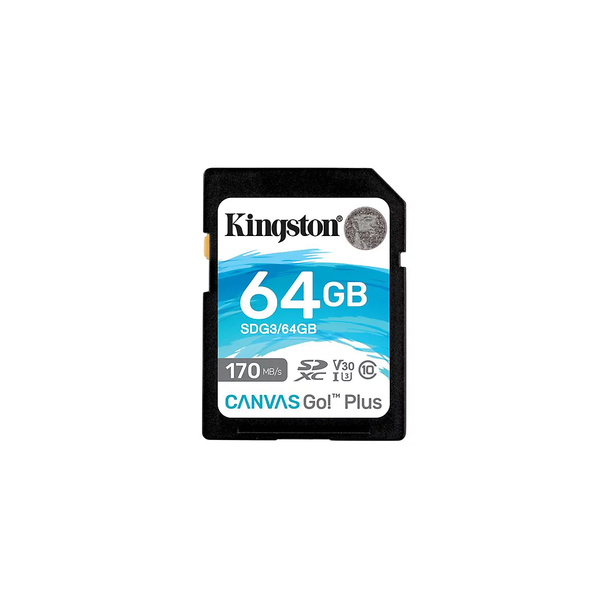 Kingston Canvas Go! Plus - Flash-Speicherkarte - 64 GB - SDXC UHS-I