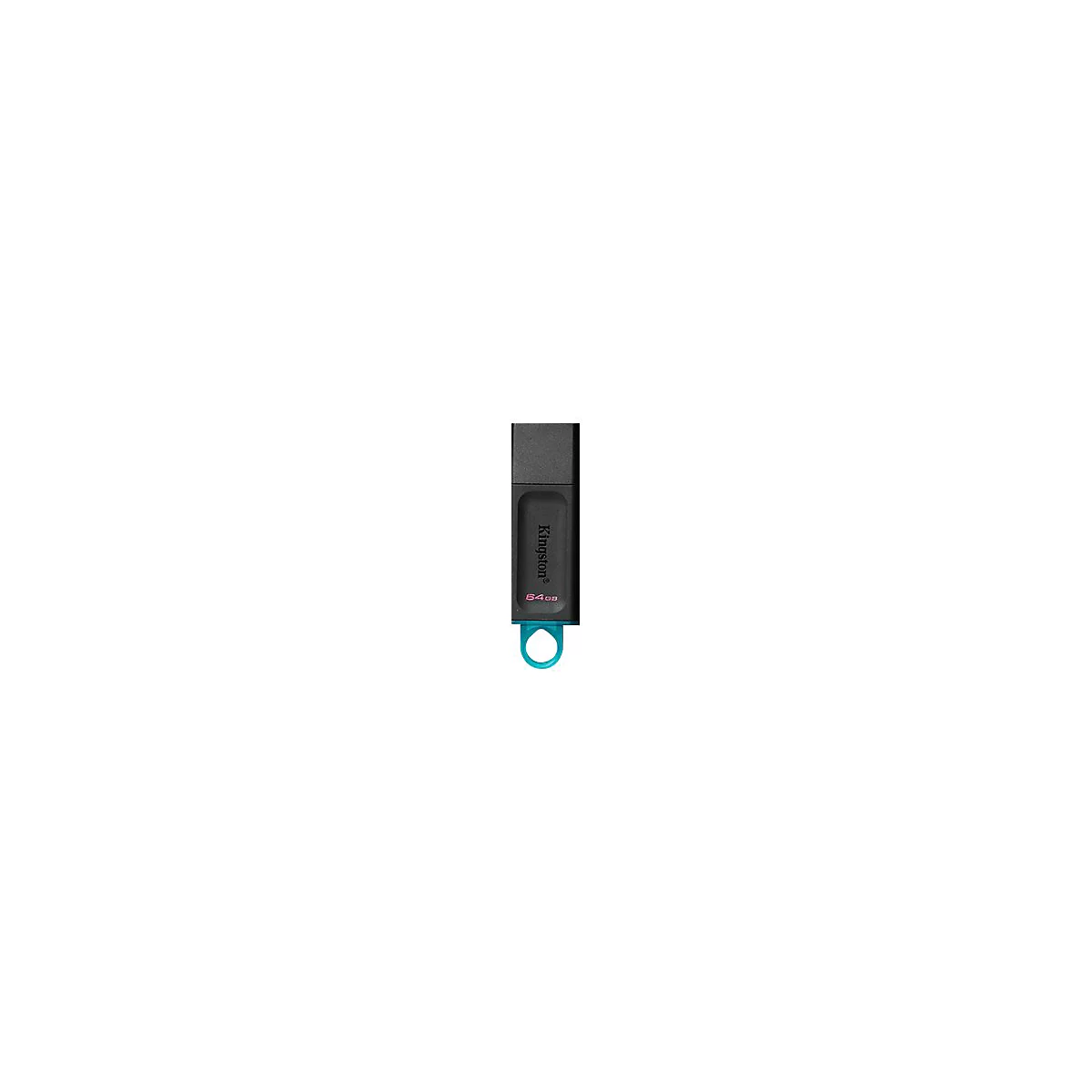 Kingston DataTraveler Exodia - USB-Flash-Laufwerk - 64 GB - USB 3.2 Gen 1 - Schwarz mit Türkis